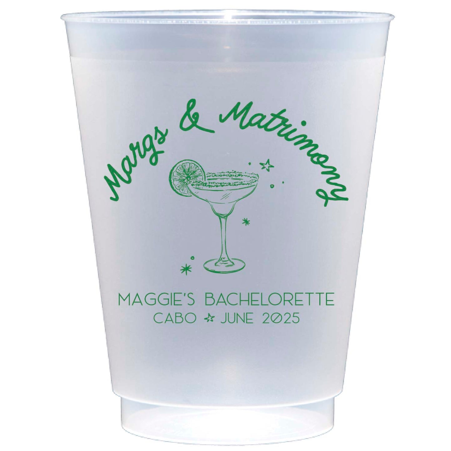 margs & matrimony | shatterproof frosted flex | digital