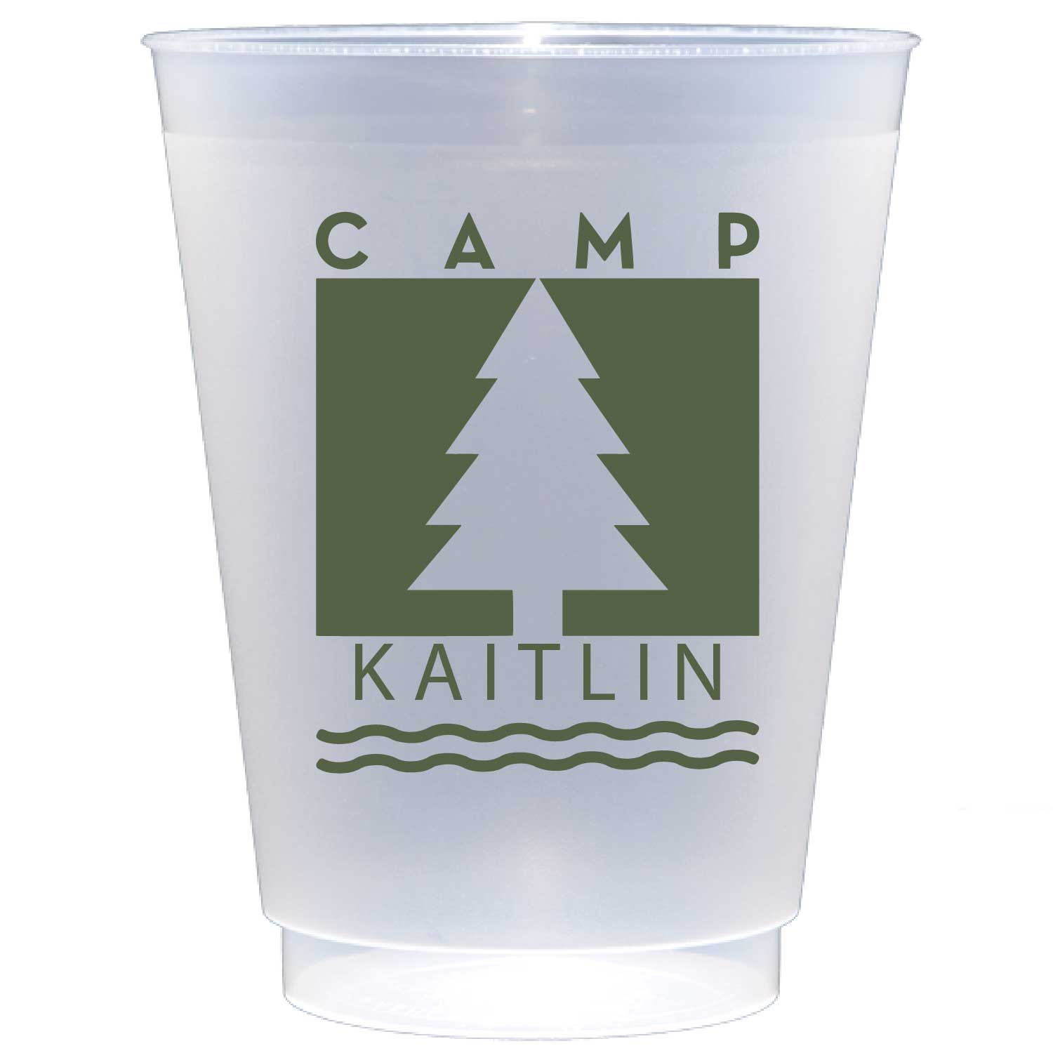 Personalized parent trap  | Frosted Flex Cup