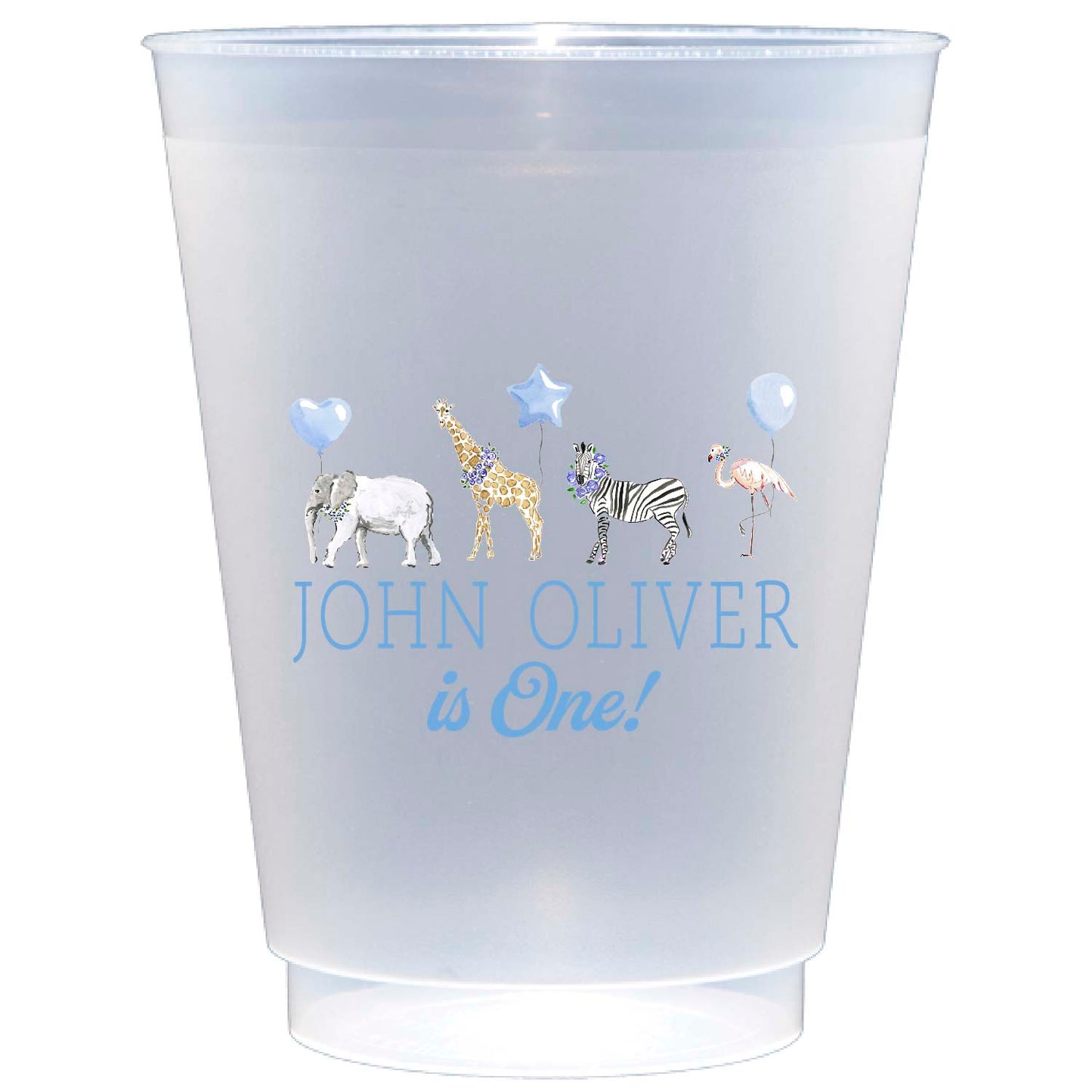 personalized party animals | Frosted Flex Cup