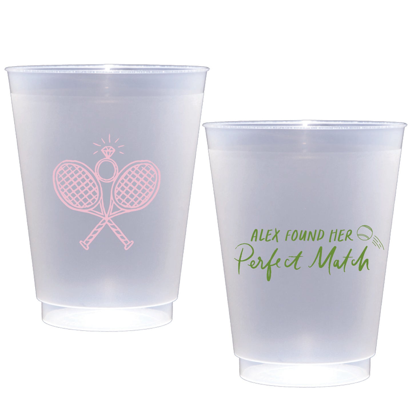 tennis bach | shatterproof frosted flex | digital