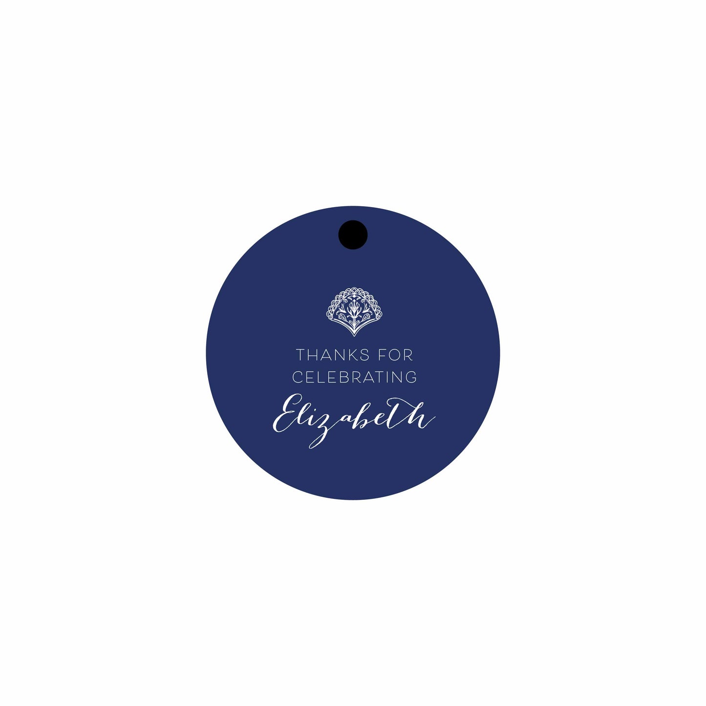 chinois dinner party Personalized Gift Tags