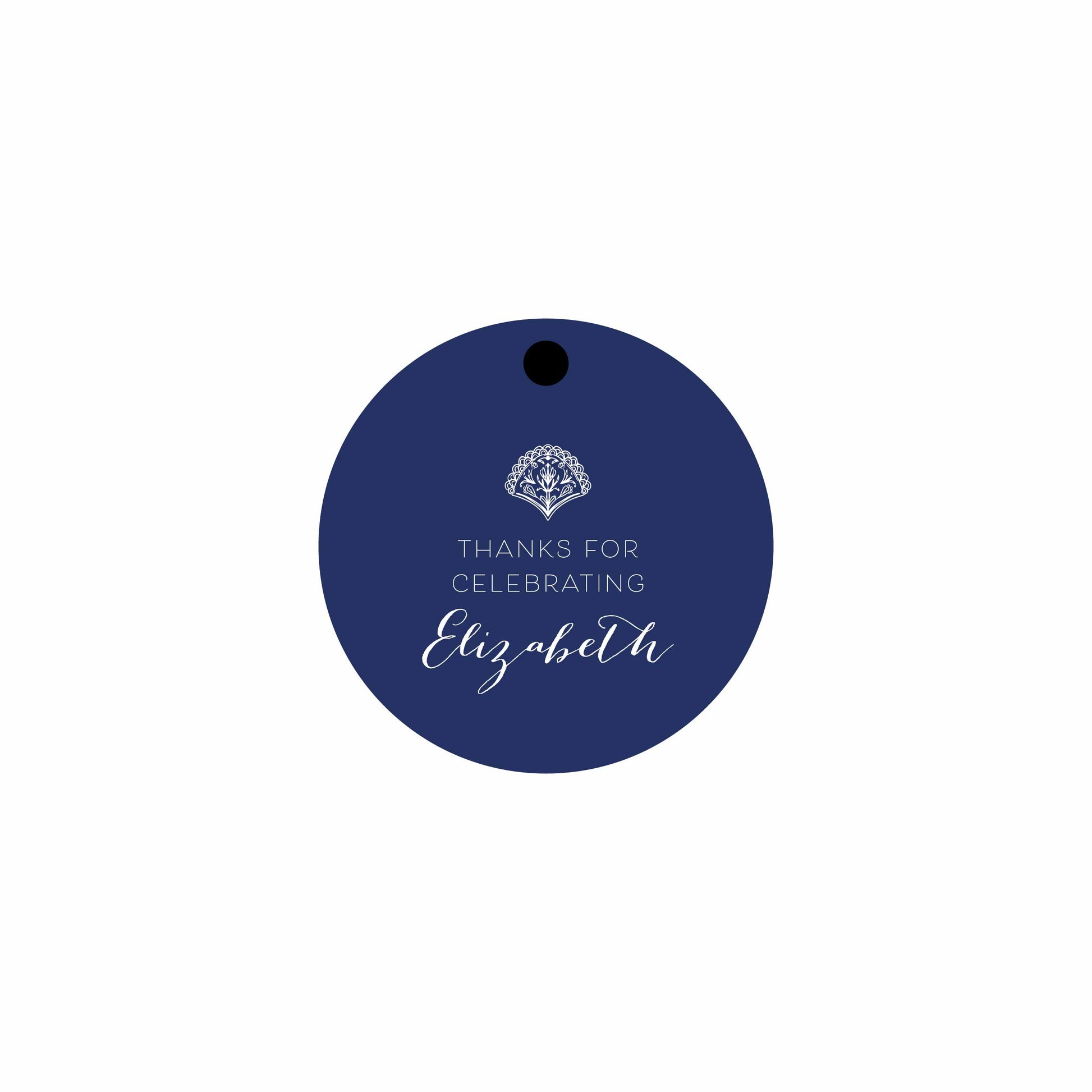 chinois dinner party Personalized Gift Tags