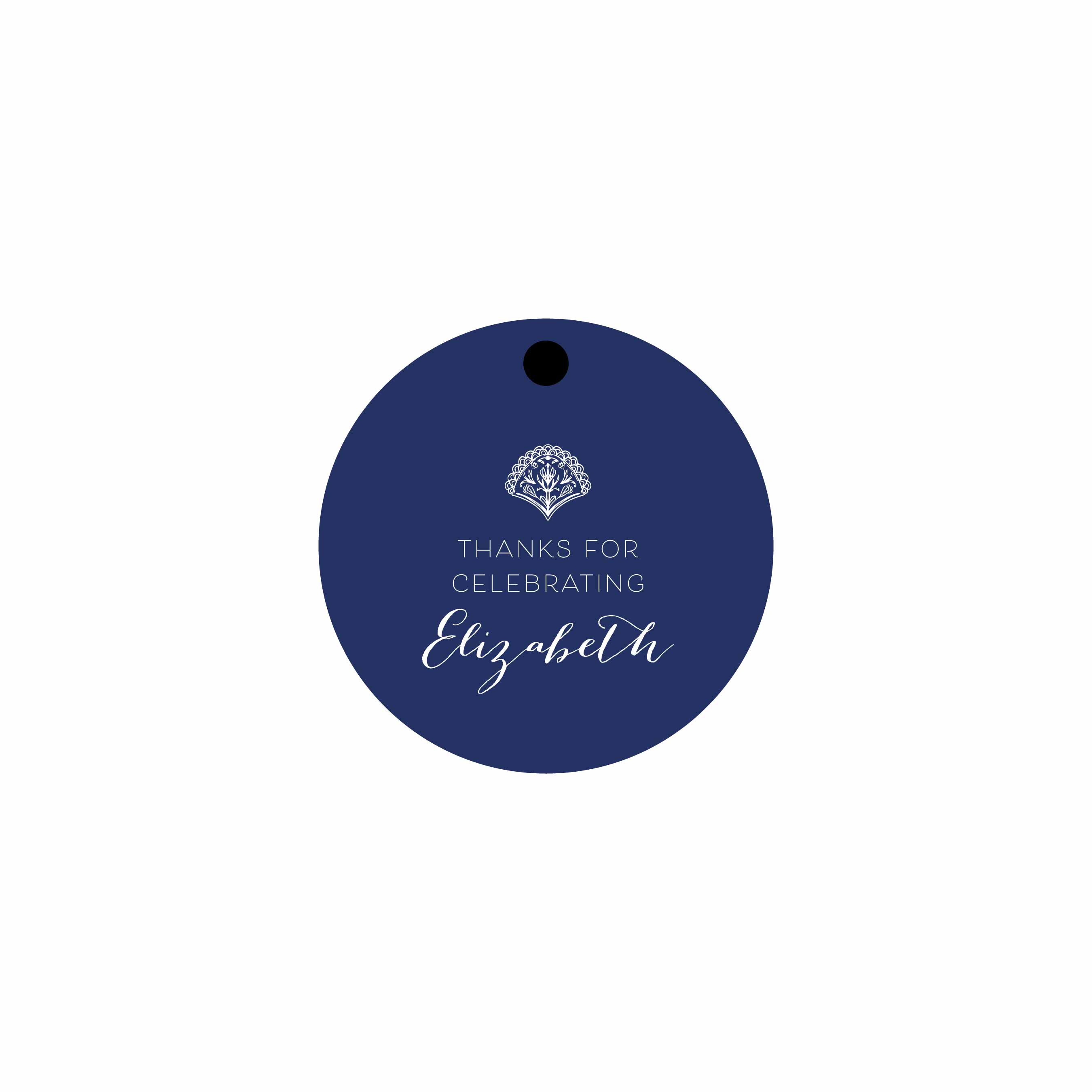 chinois dinner party Personalized Gift Tags