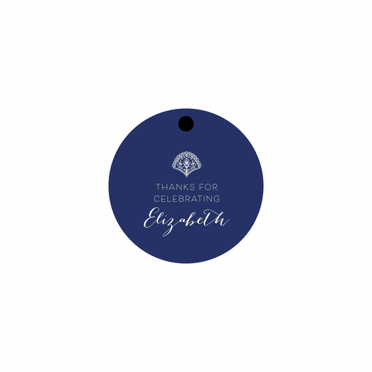 chinois dinner party Personalized Gift Tags