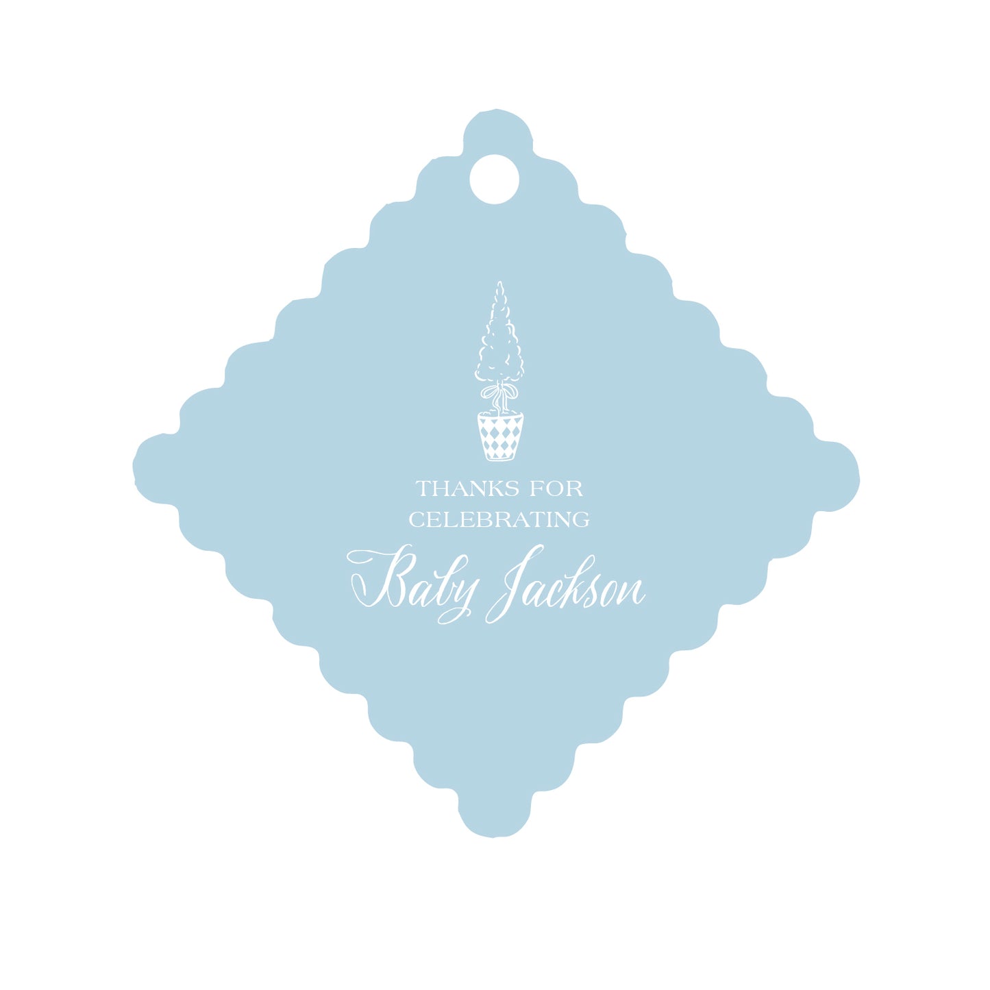 boxwoods Personalized Gift Tags