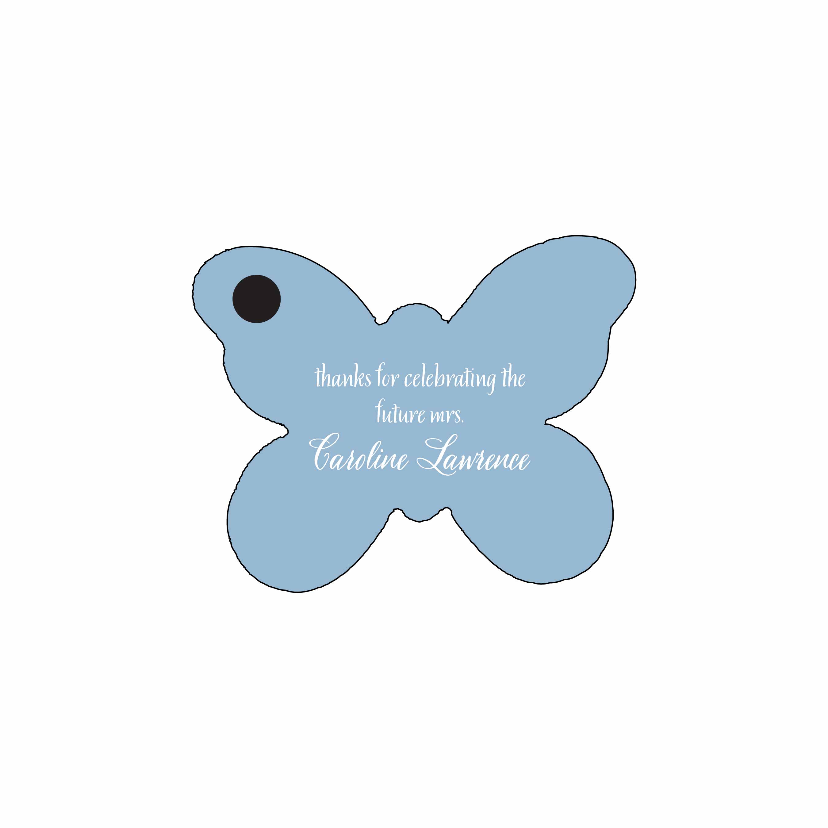 floral crest | gift tags | specialty printing