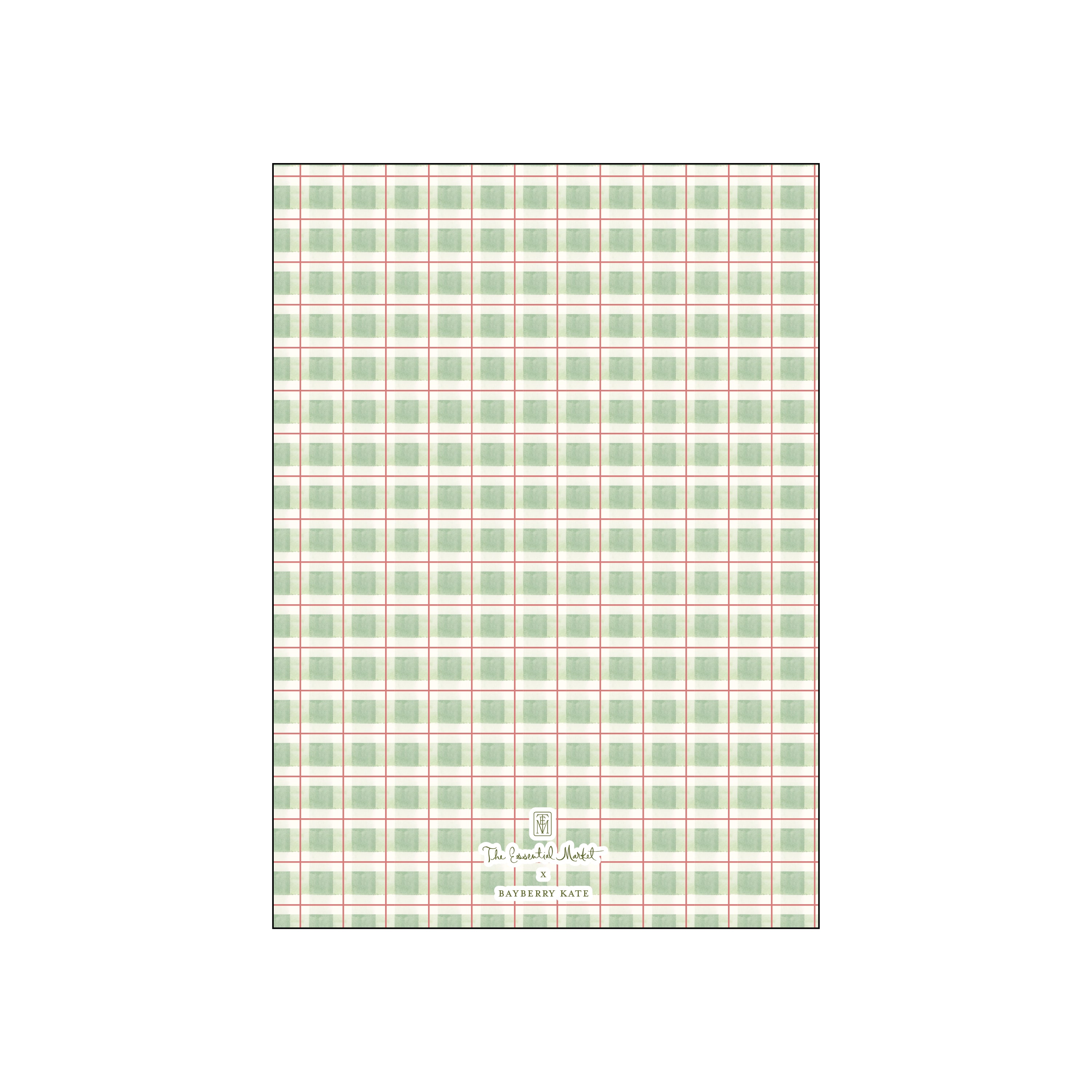 bamboo plaid | holiday card | bayberry kate