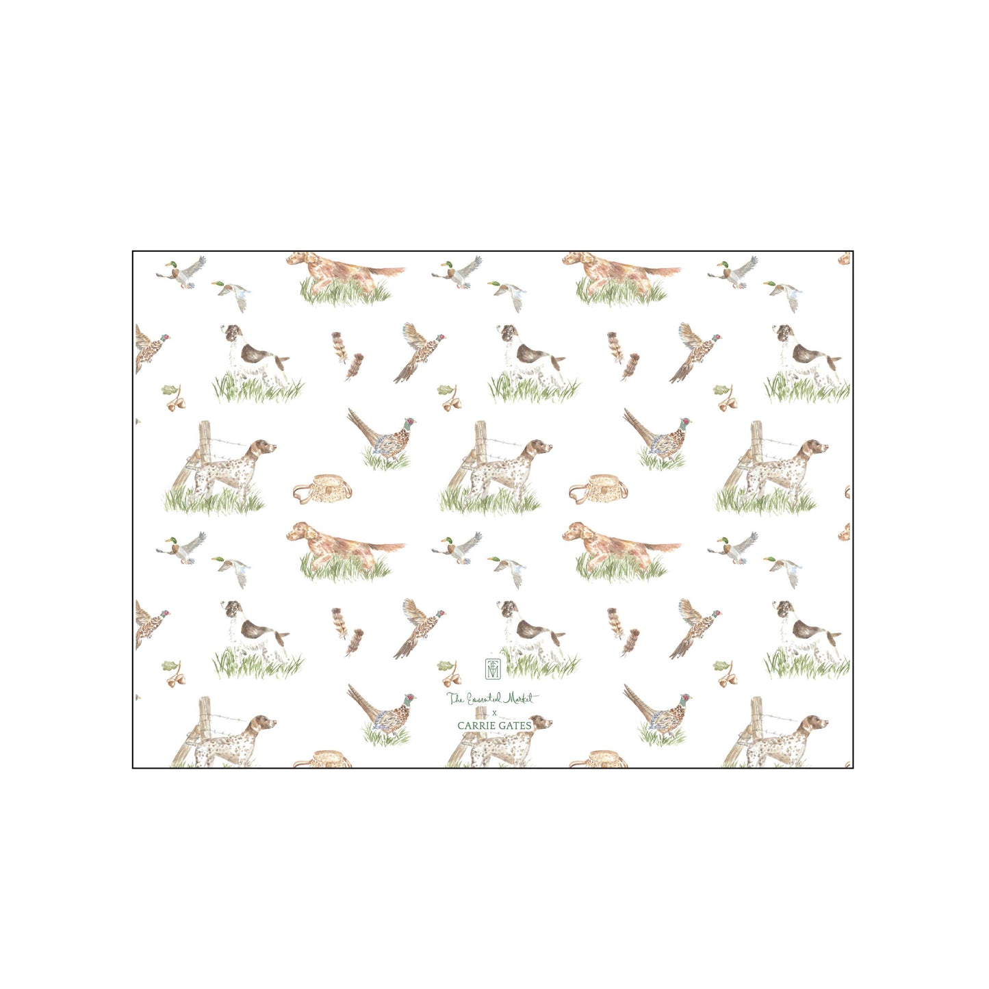 bird dogs | holiday card | pearly gates