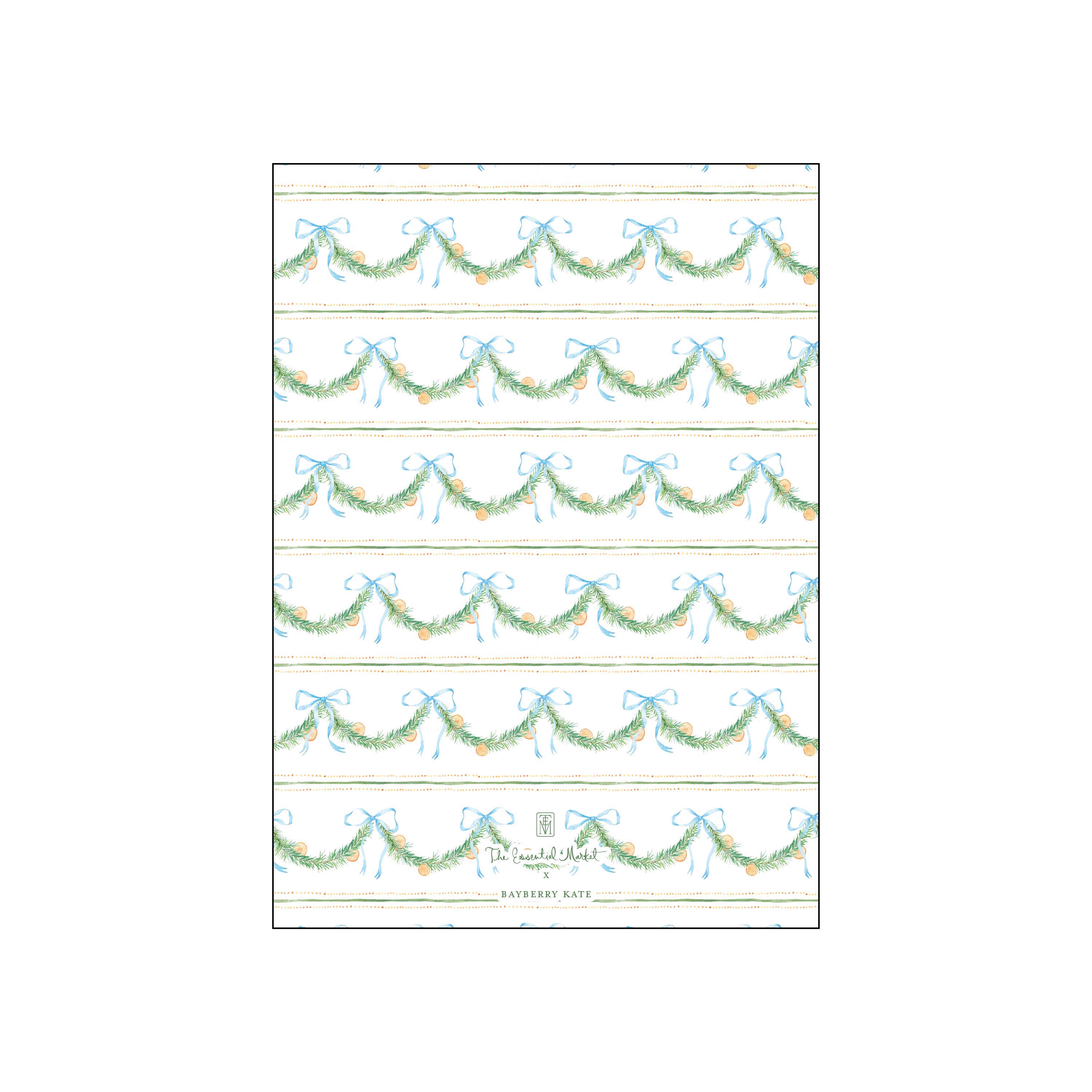 citrus pine | holiday card | bayberry kate