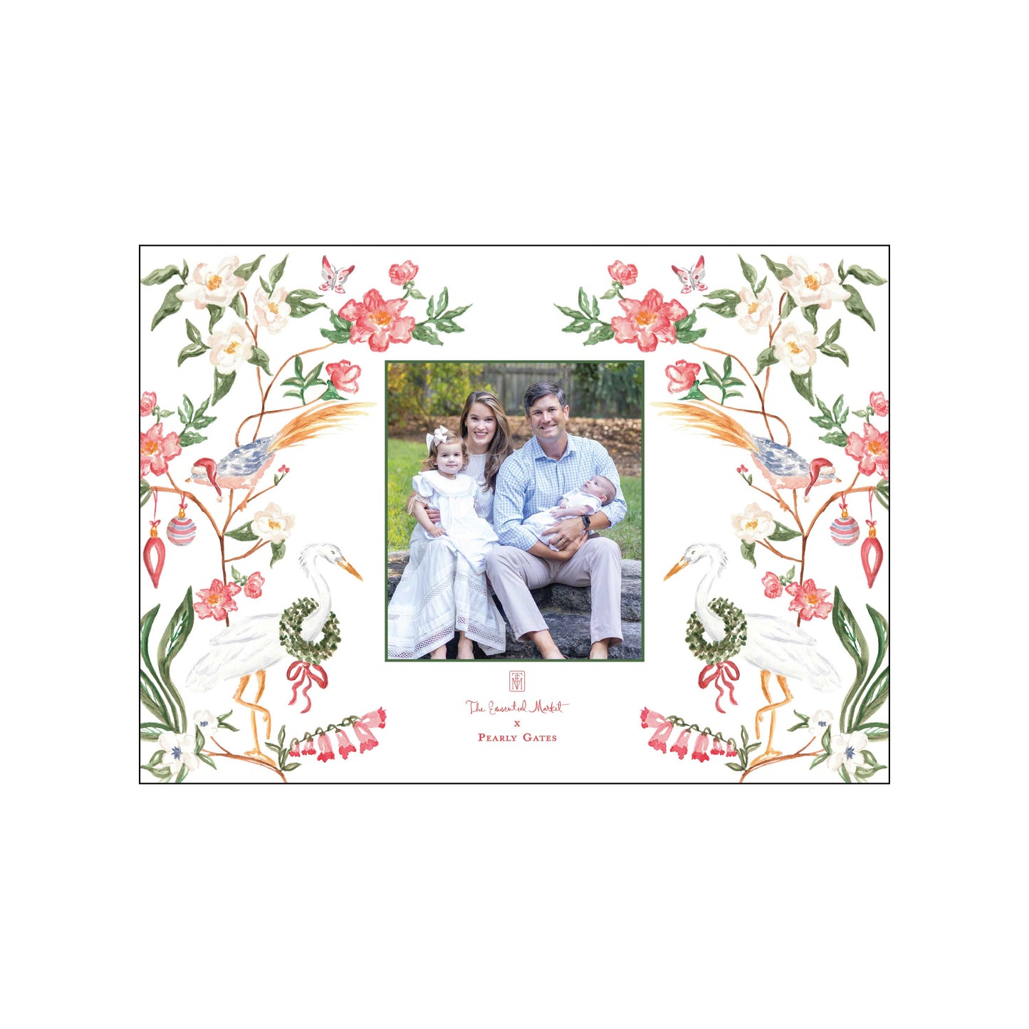 crane | holiday card | pearly gates designs