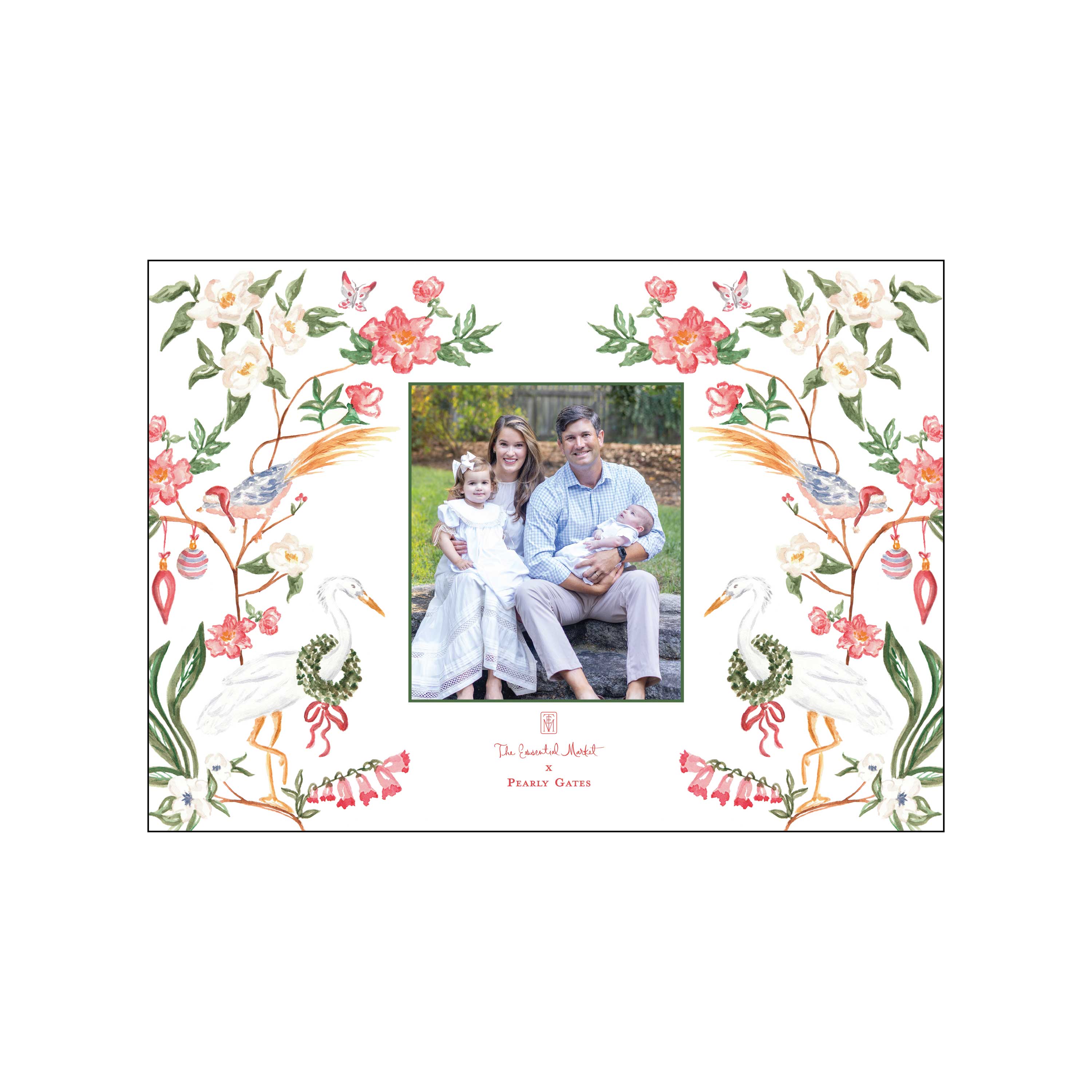 crane | holiday card | pearly gates designs