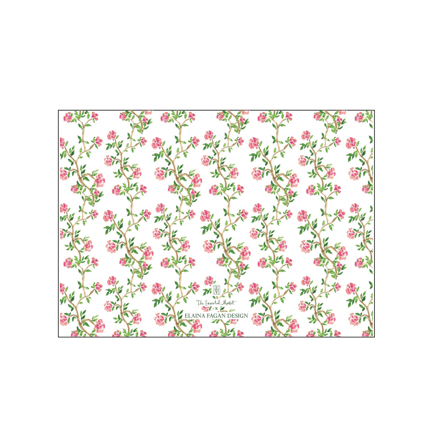 french garden | landscape | holiday card | elaina fagan design