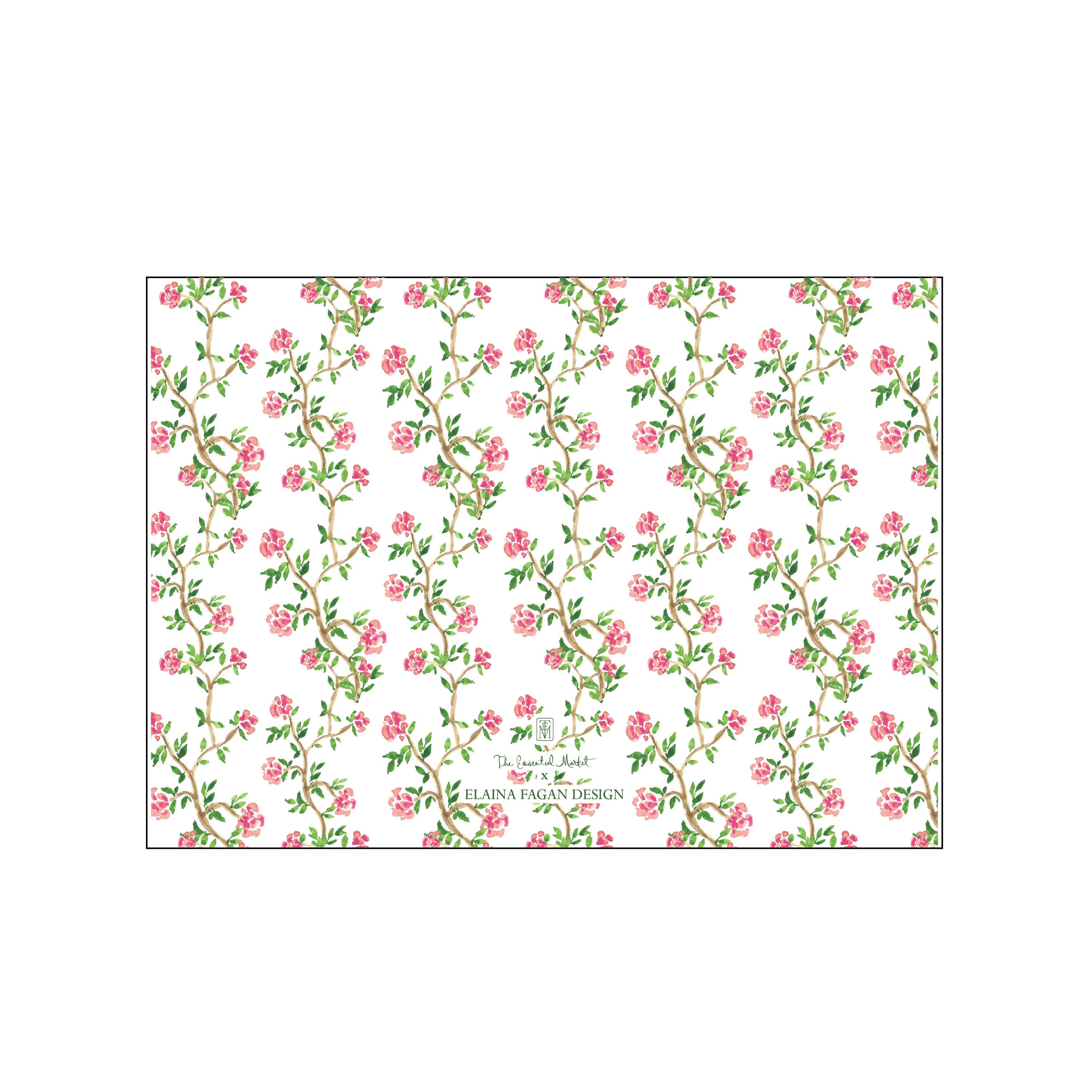 french garden | landscape | holiday card | elaina fagan design