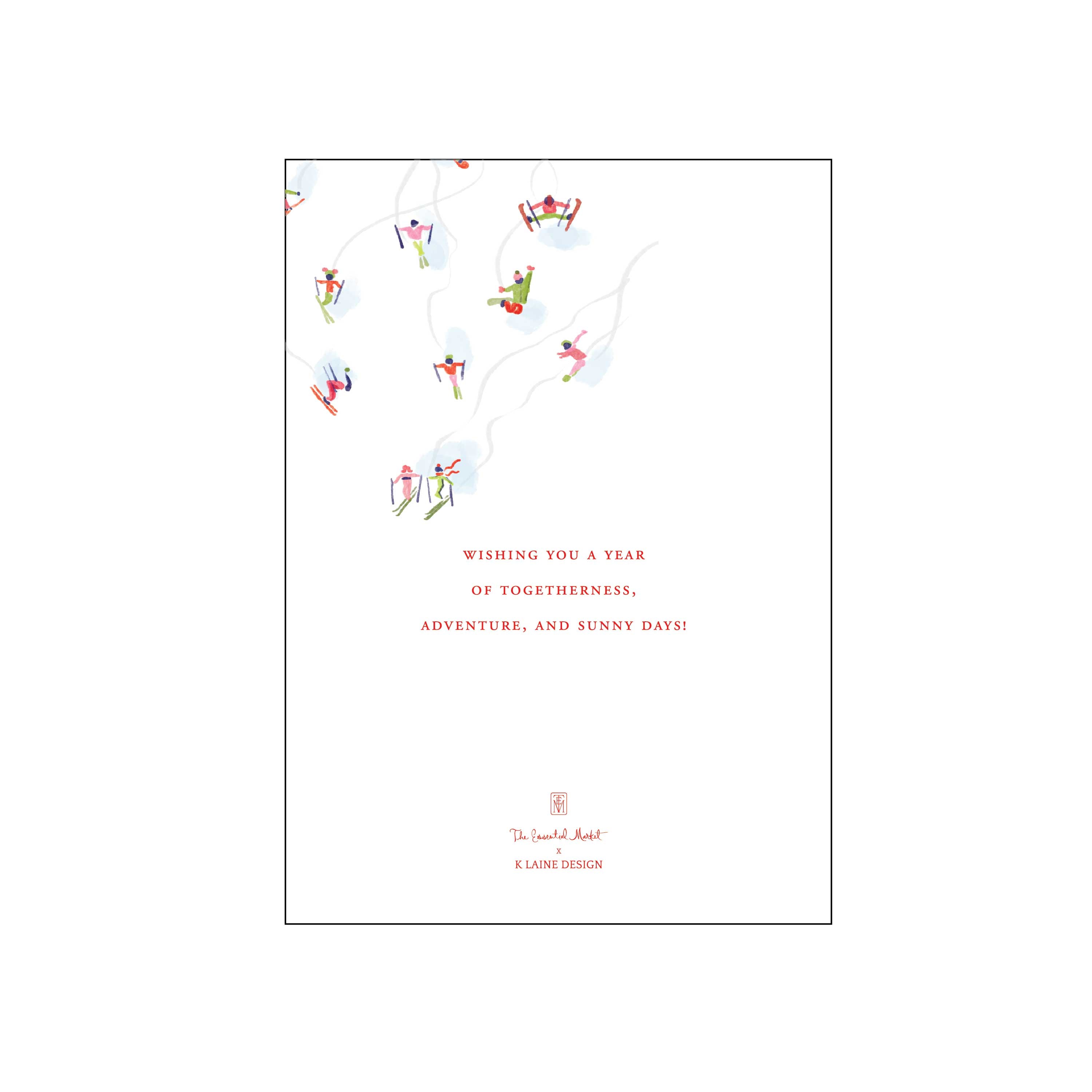 fresh pow | holiday card | k laine design