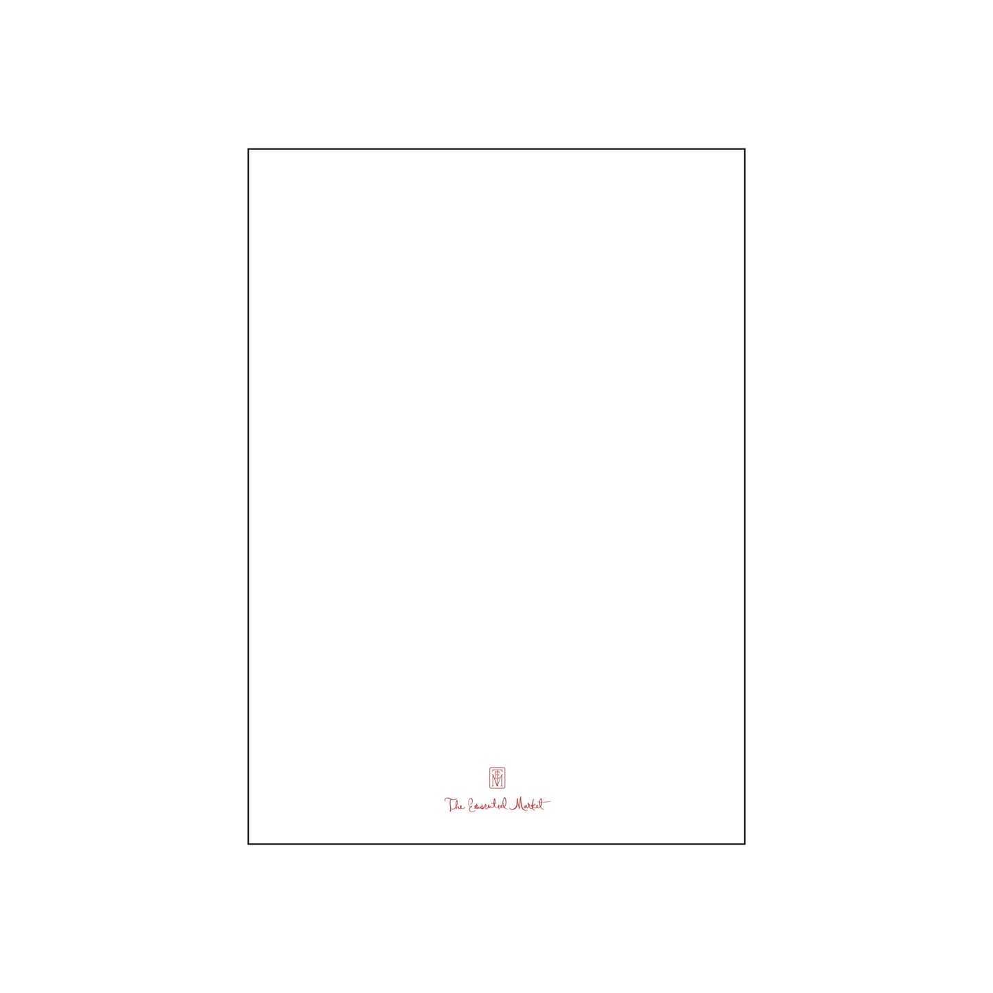 gingerbread | holiday card | letterpress