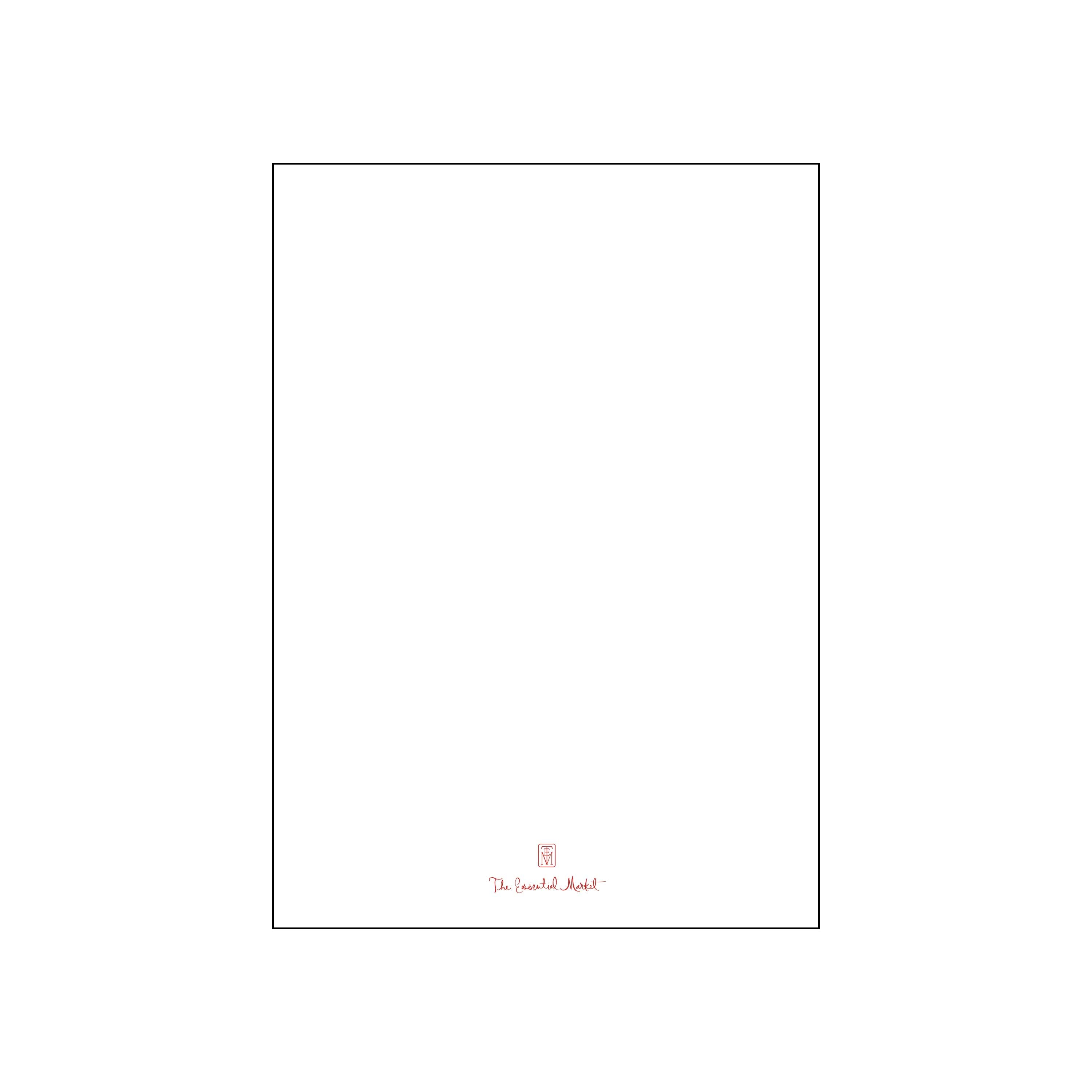 gingerbread | holiday card | letterpress