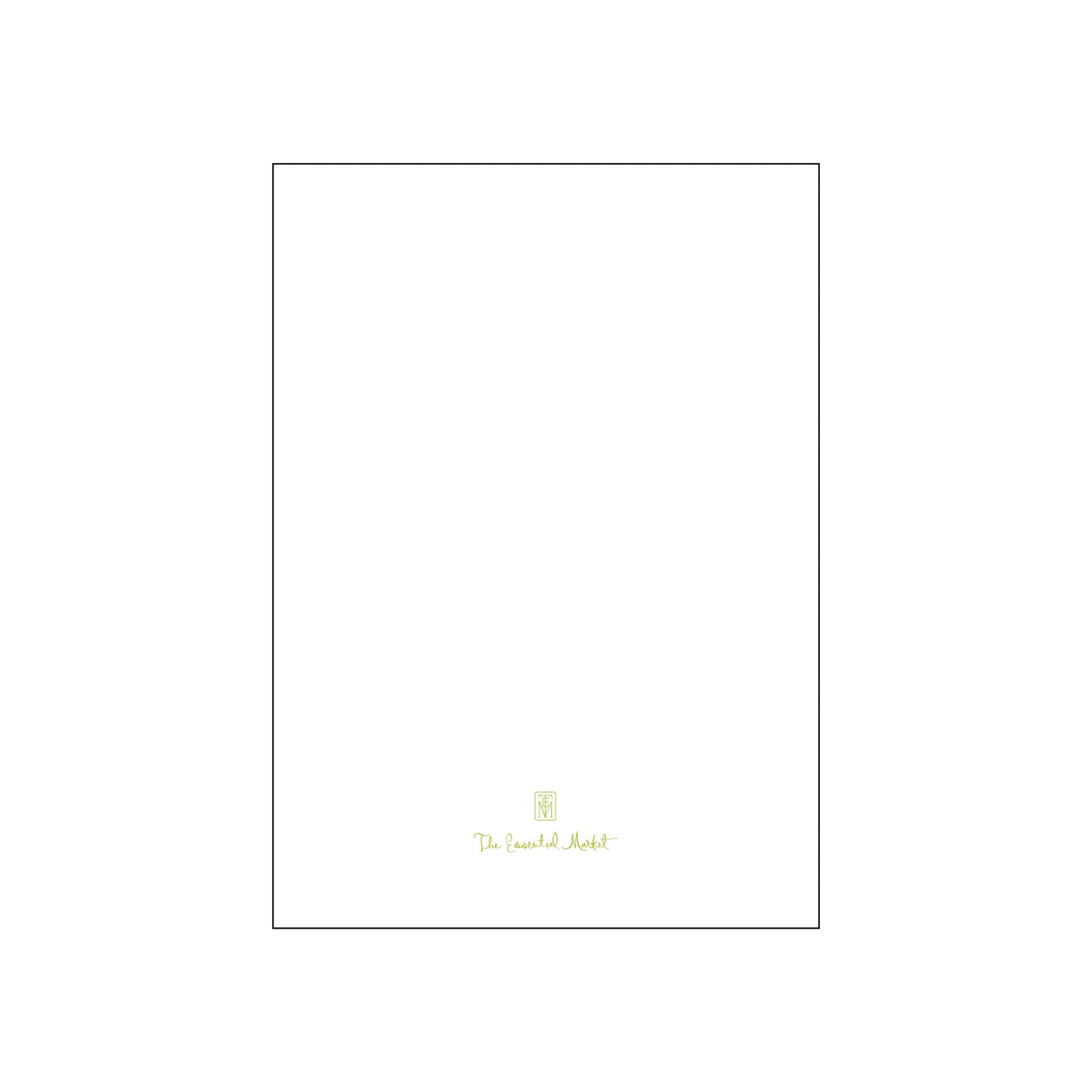 merry and bright | holiday card | letterpress