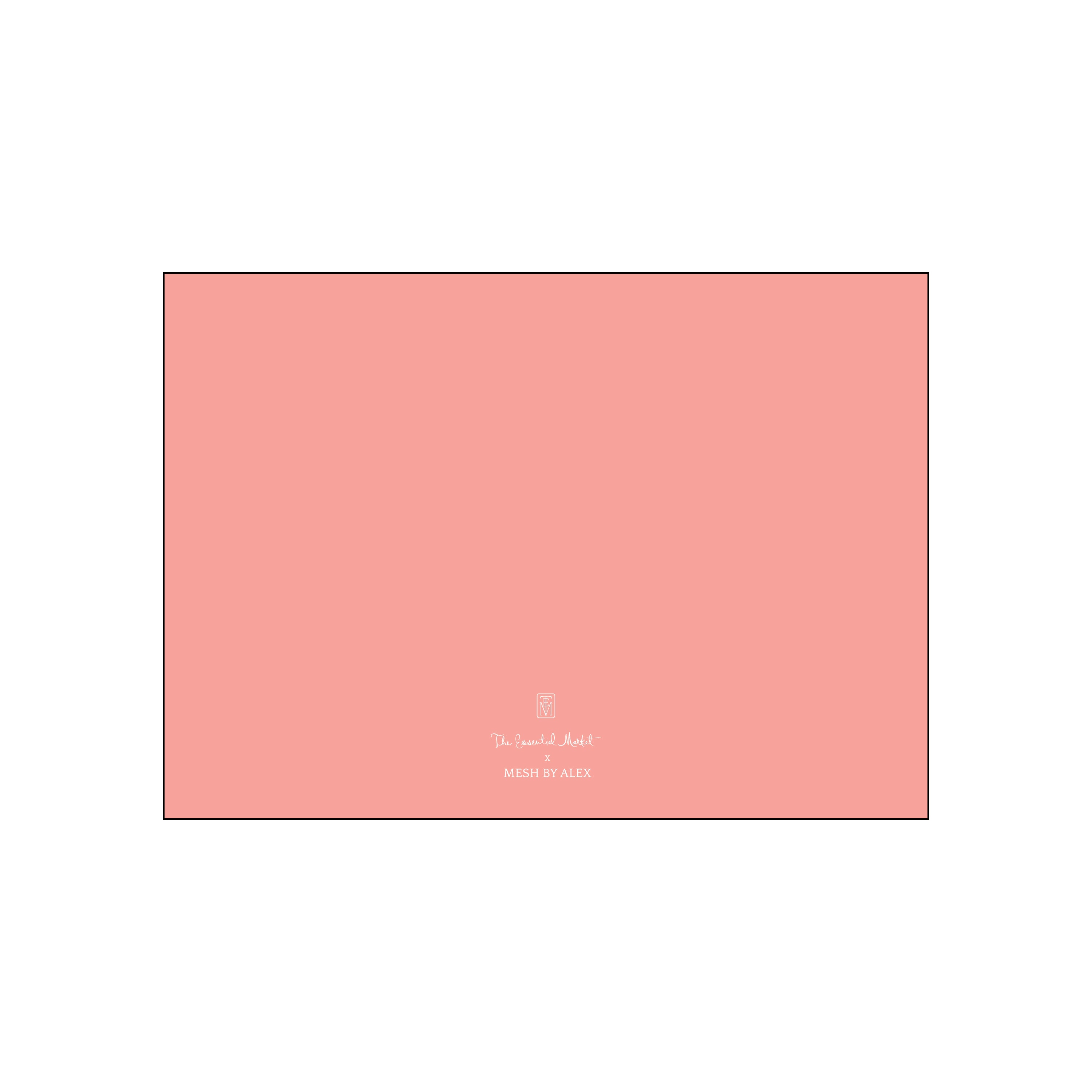 watercolor floral red | holiday card | mesh by alex