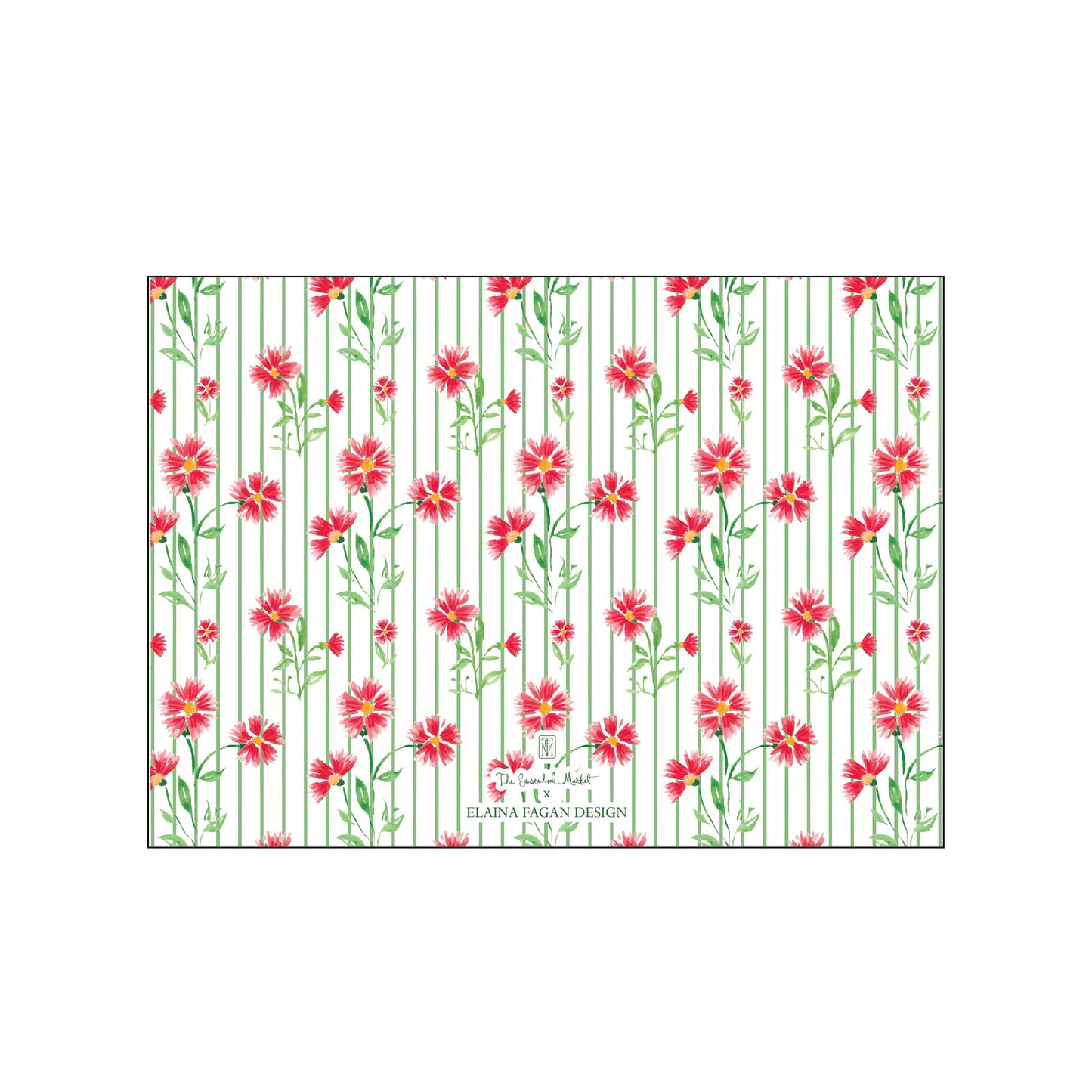 whimsical garden | landscape | holiday card | elaina fagan design