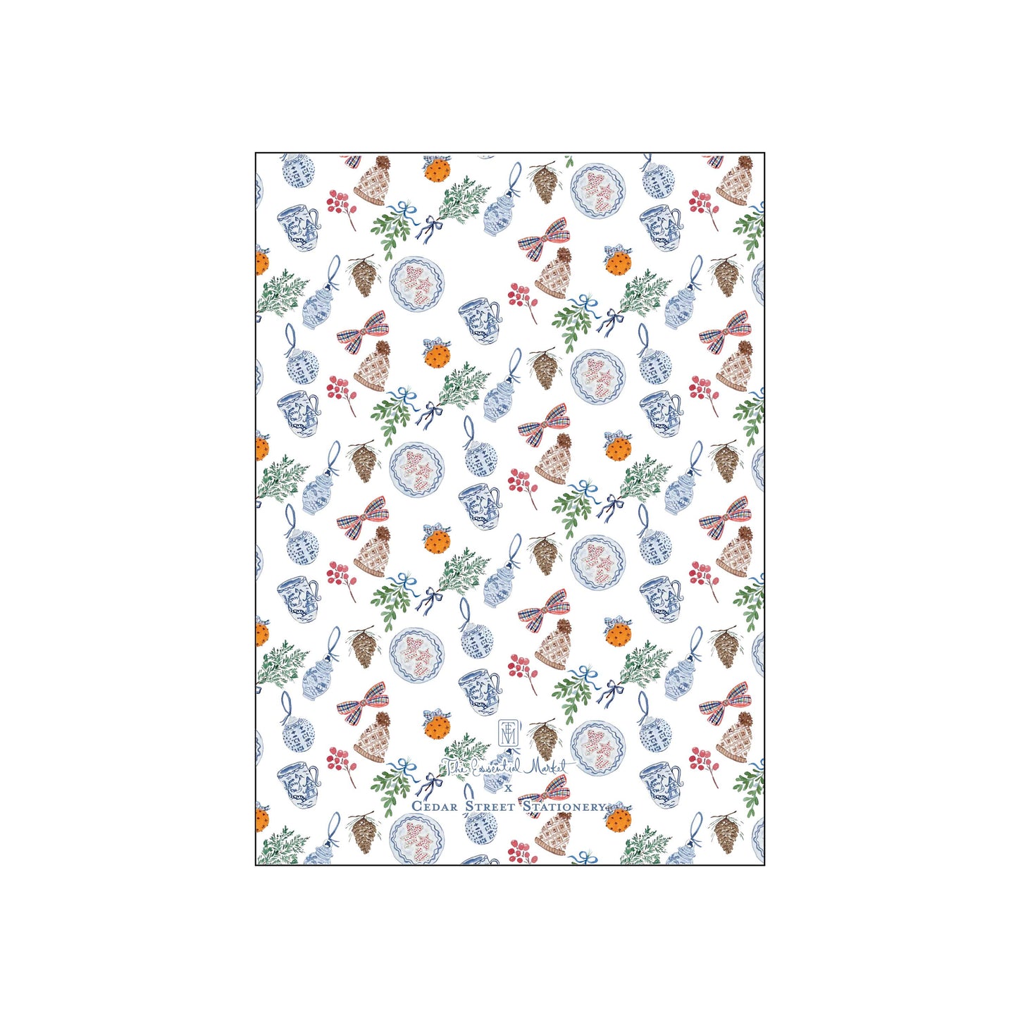 winter wallpaper | holiday card | cedar street stationery