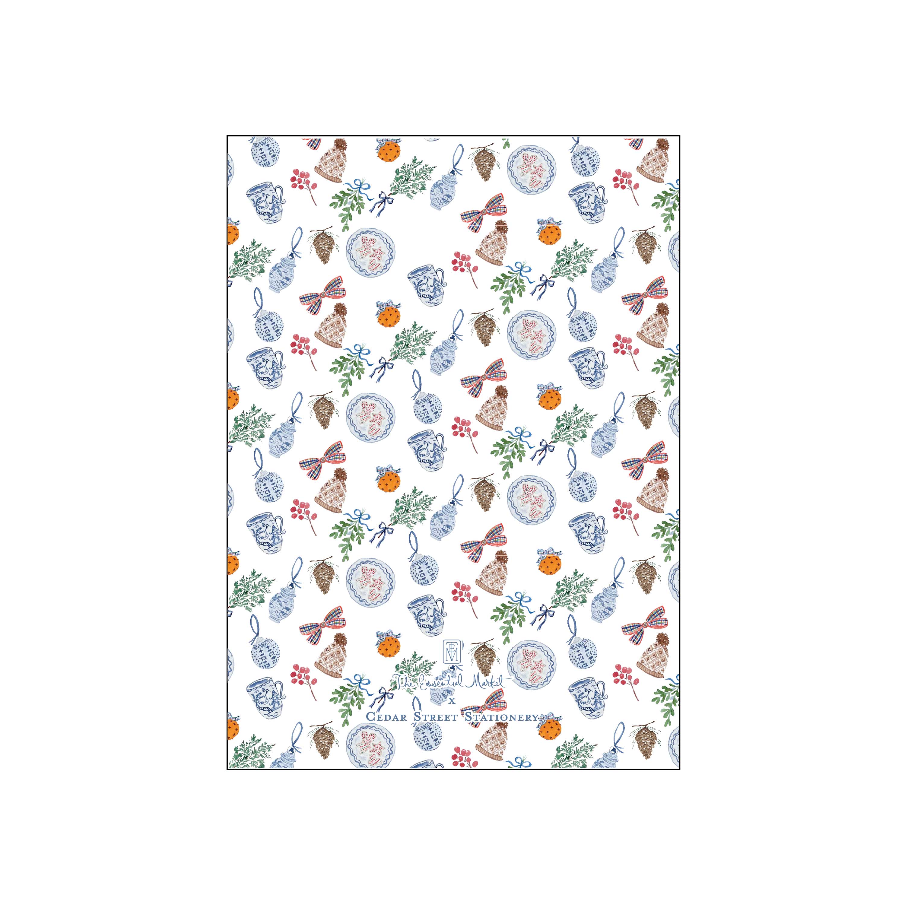 winter wallpaper | holiday card | cedar street stationery