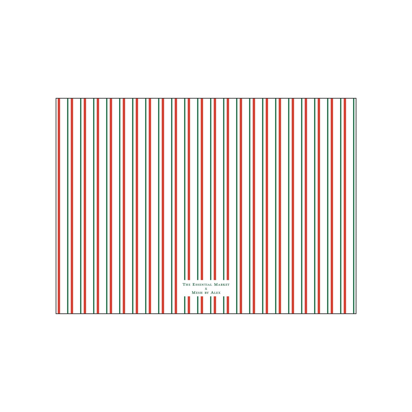 colorful reindeer | holiday card | mesh by alex