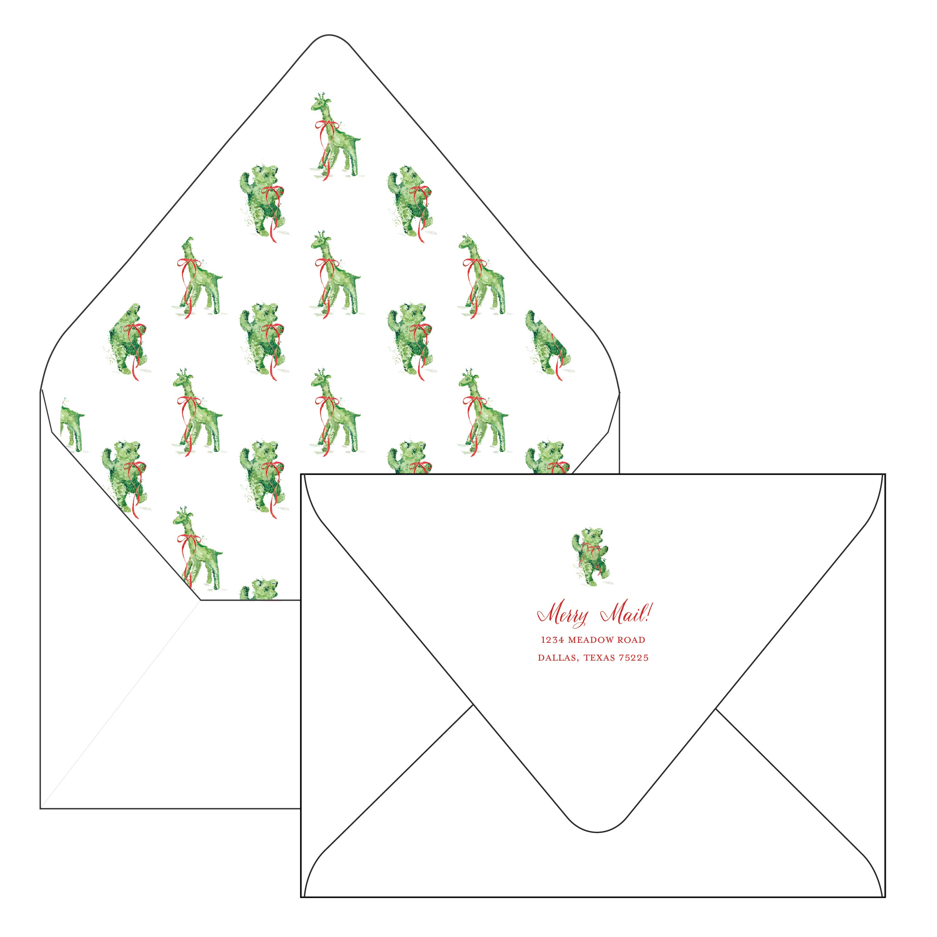merry merry bows | holiday card | mesh by alex