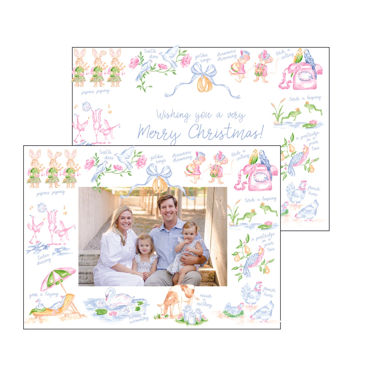 twelve days | holiday card | pearly gates designs