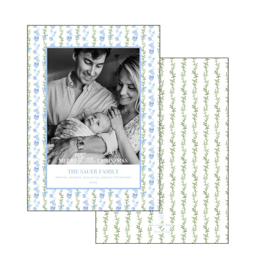 baby boy | holiday card | be sweet ink