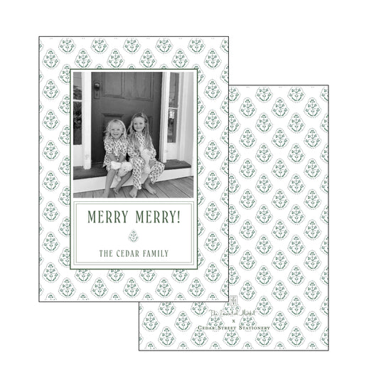 blockprint | holiday card | cedar street stationery
