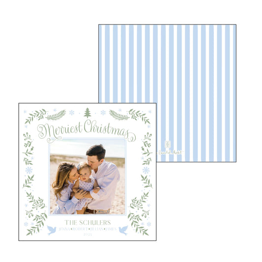 christmas sage | holiday card | digital print