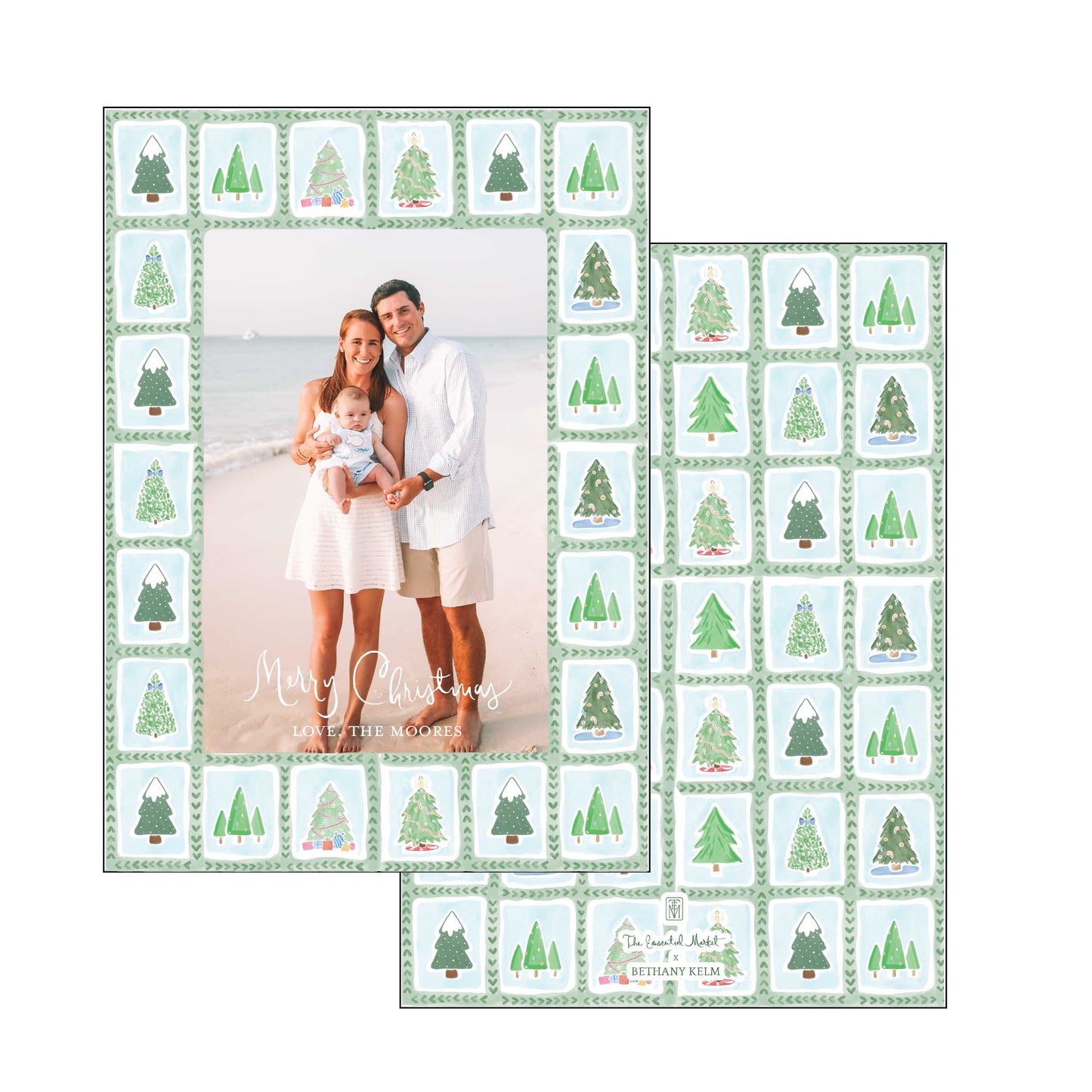 christmas tile | holiday card | bethany kelm