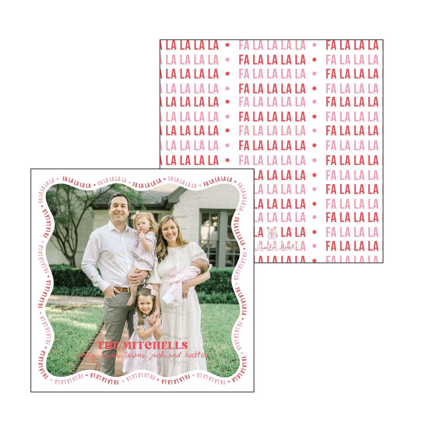 fa la la | holiday card | digital print