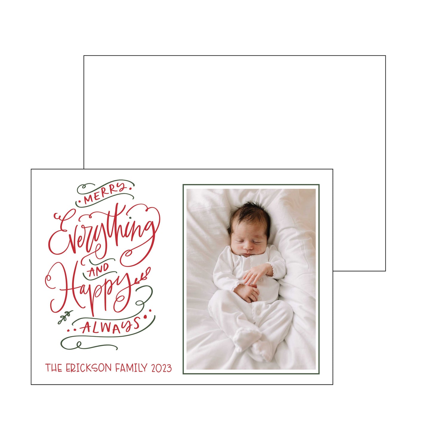 happy always | holiday card | digital print