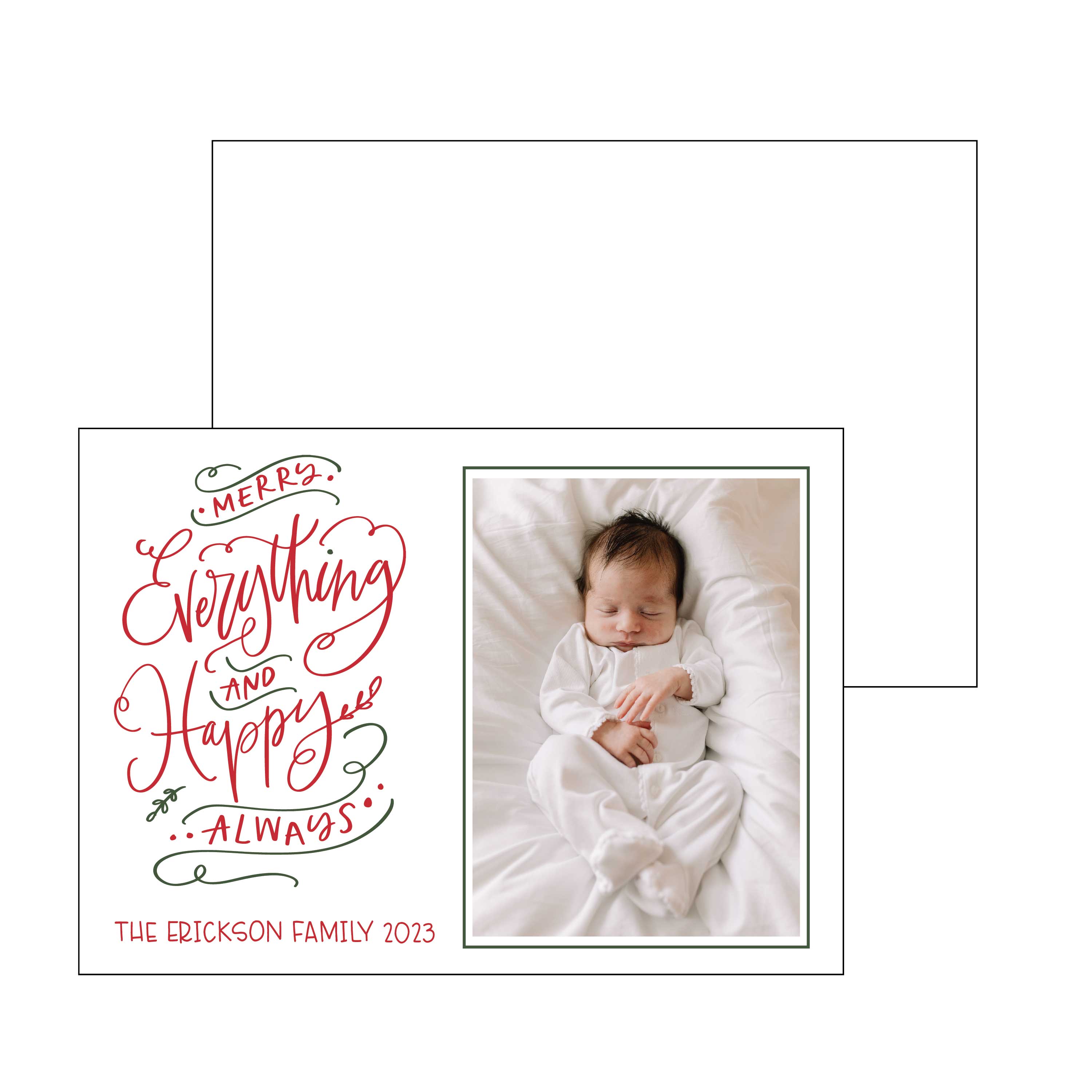 happy always | holiday card | digital print