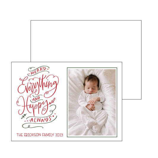 happy always | holiday card | digital print
