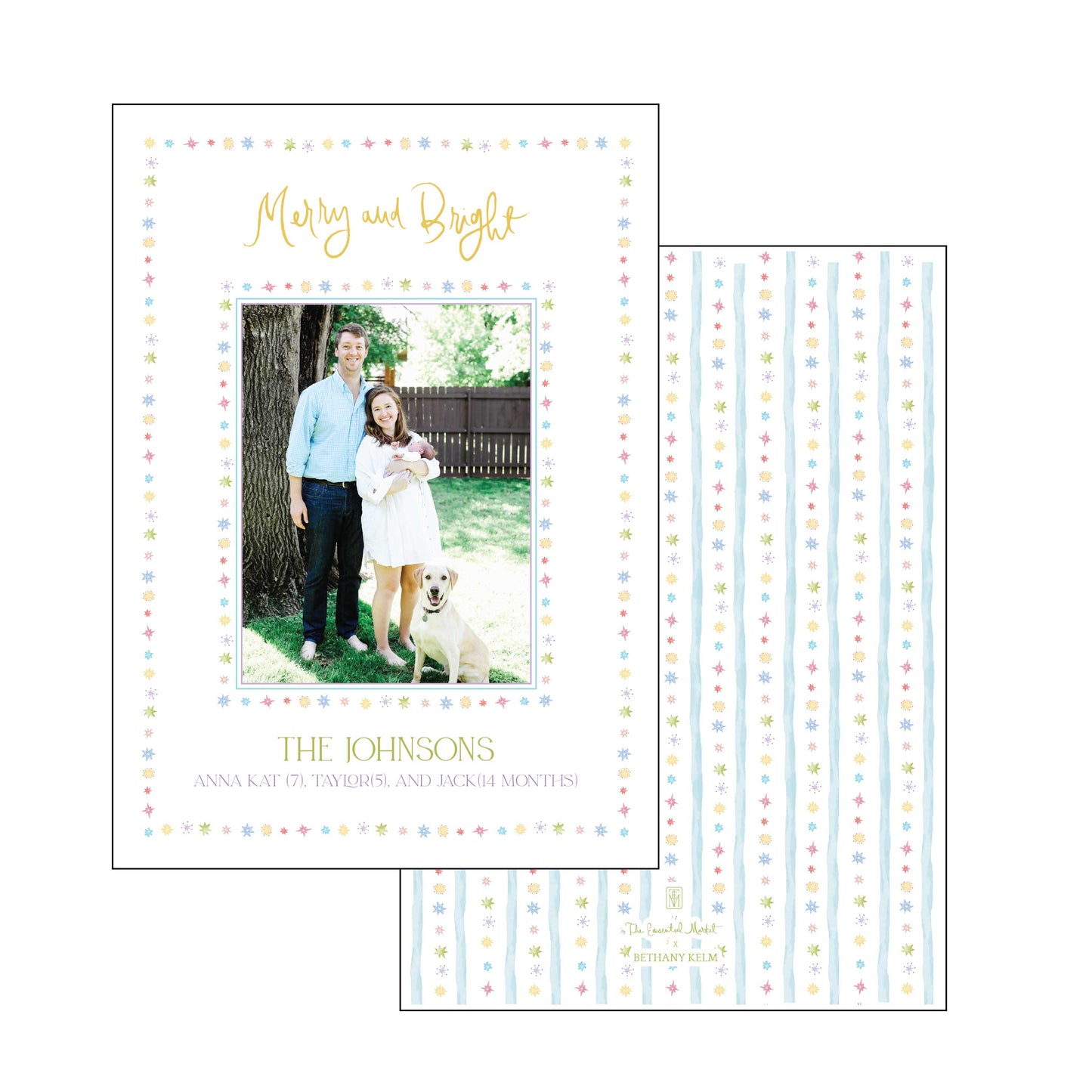 holiday stars | holiday card | bethany kelm