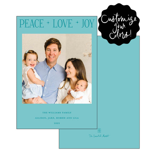 holiday headline | holiday card | foil-stamped