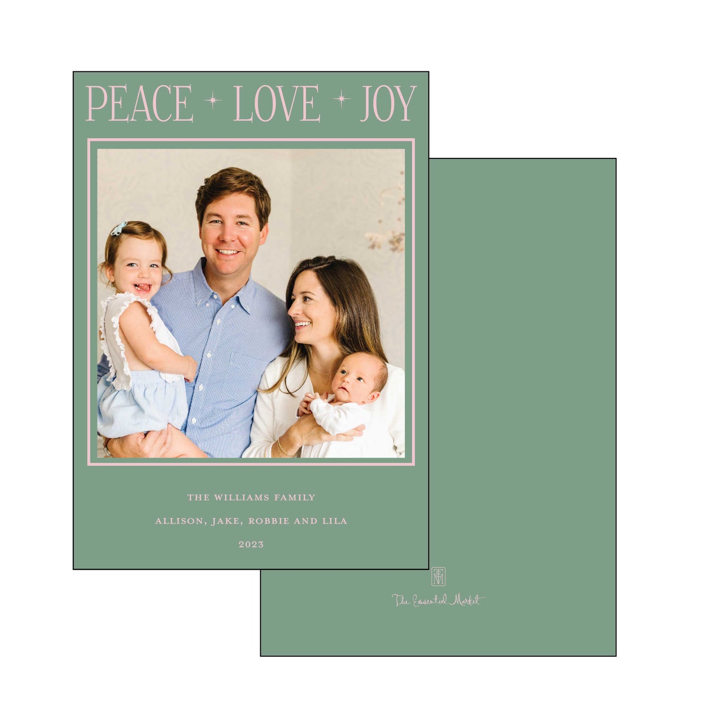 holiday headline | holiday card | foil-stamped