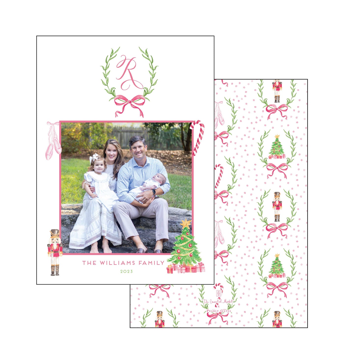 nutcracker | holiday card | pearly gates designs
