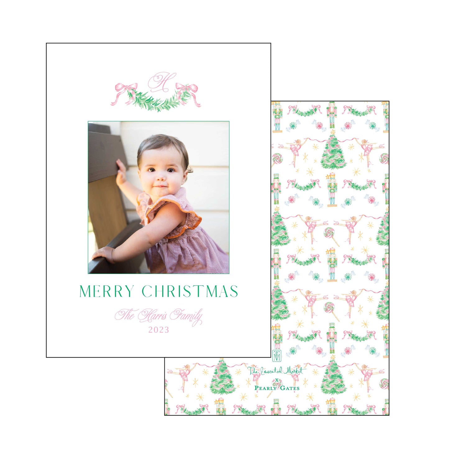 nutcracker dancers | holiday card | pearly gates designs