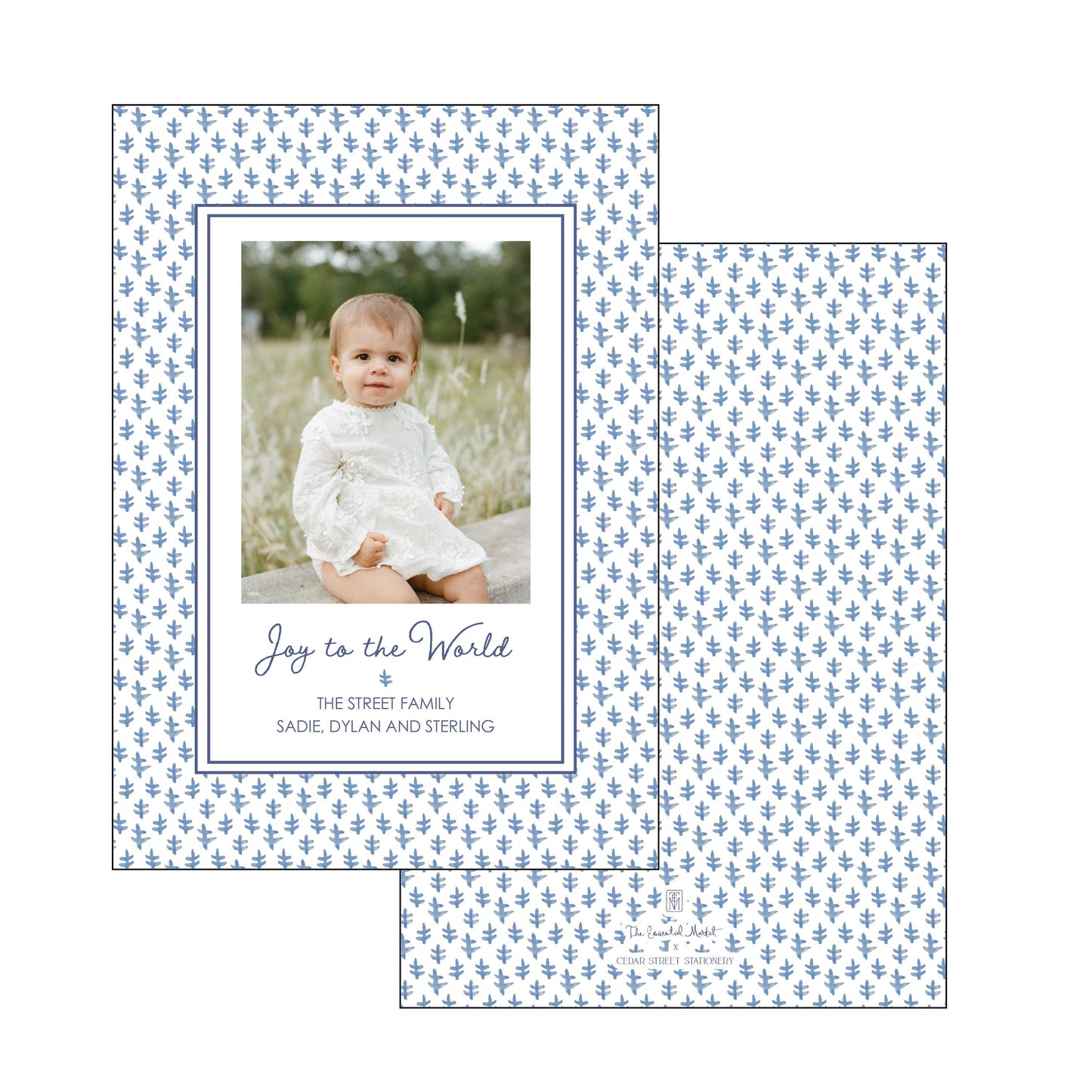 ribbons | holiday card | cedar street stationery