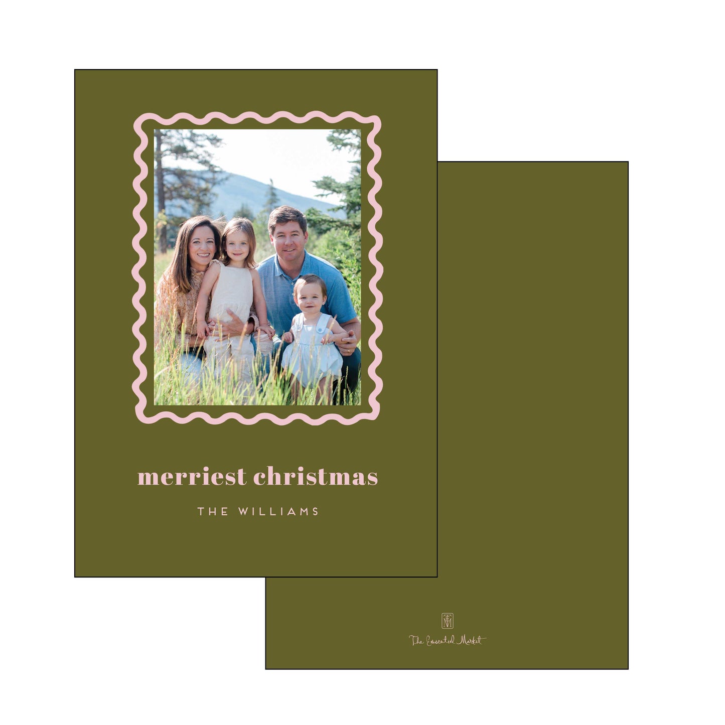 squiggles | holiday card | foil-stamped