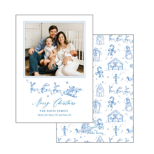 toile | holiday card | pearly gates designs