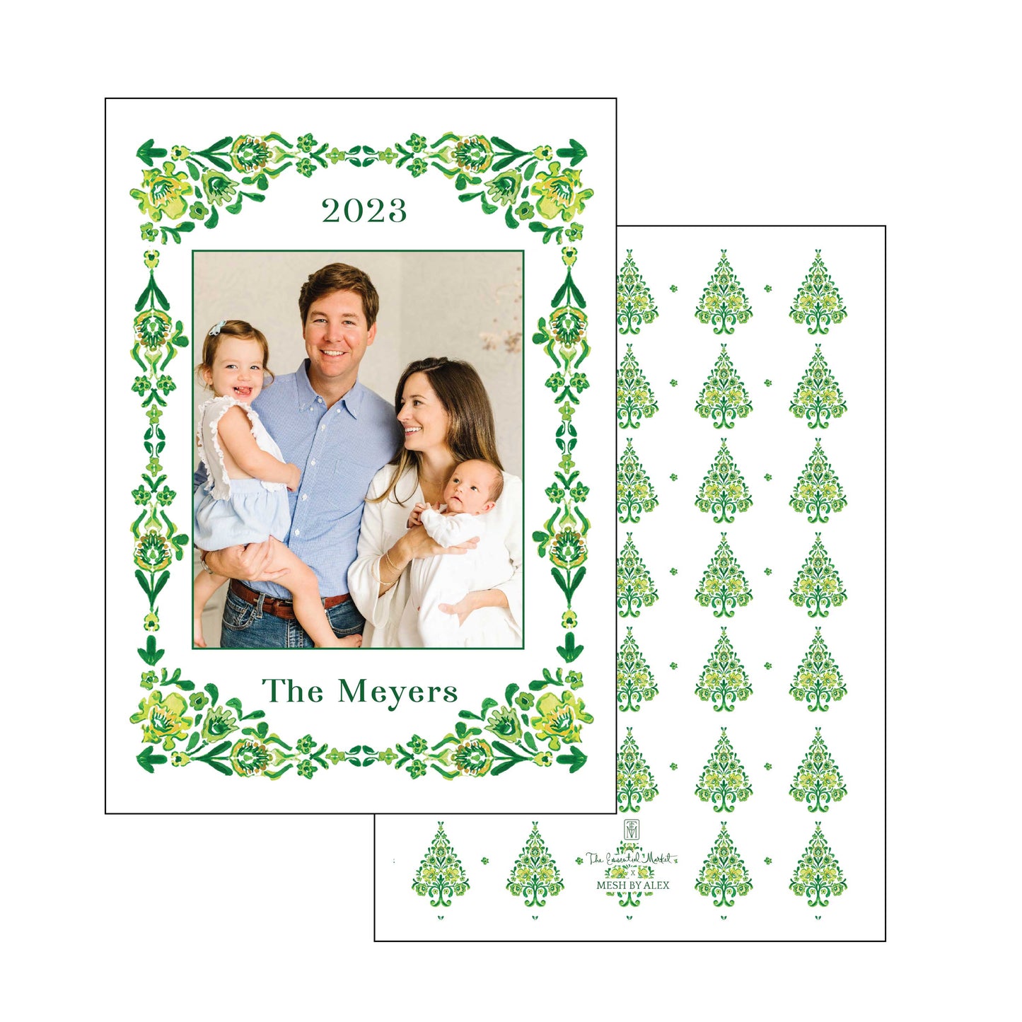 trees | holiday card | mesh by alex