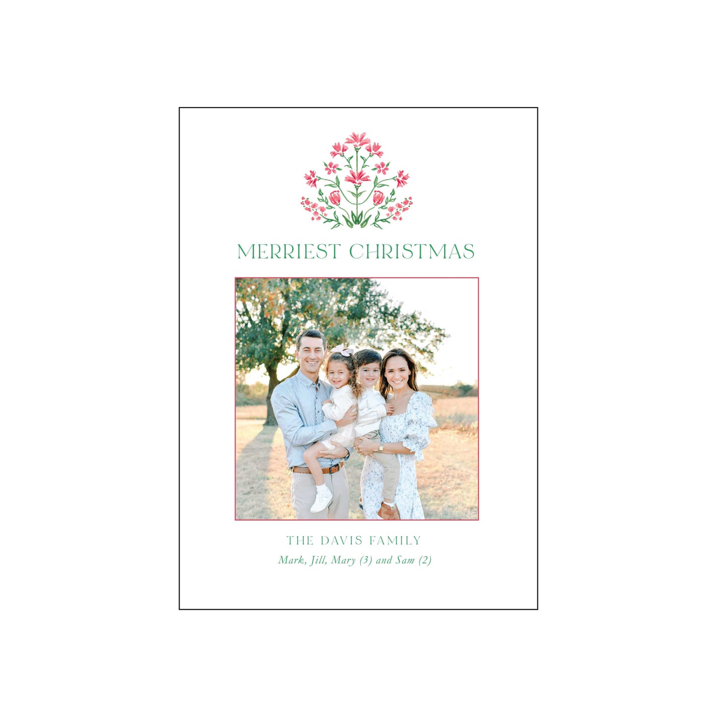block | holiday card | pearly gates designs