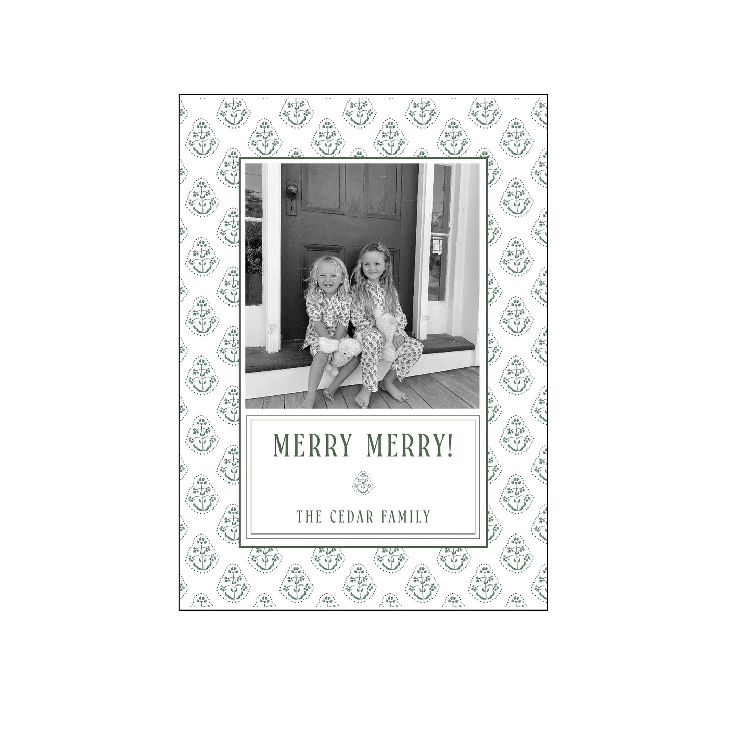 blockprint | holiday card | cedar street stationery