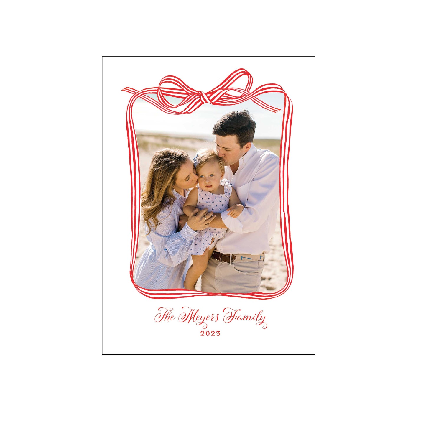 bow tree | holiday card | mesh by alex