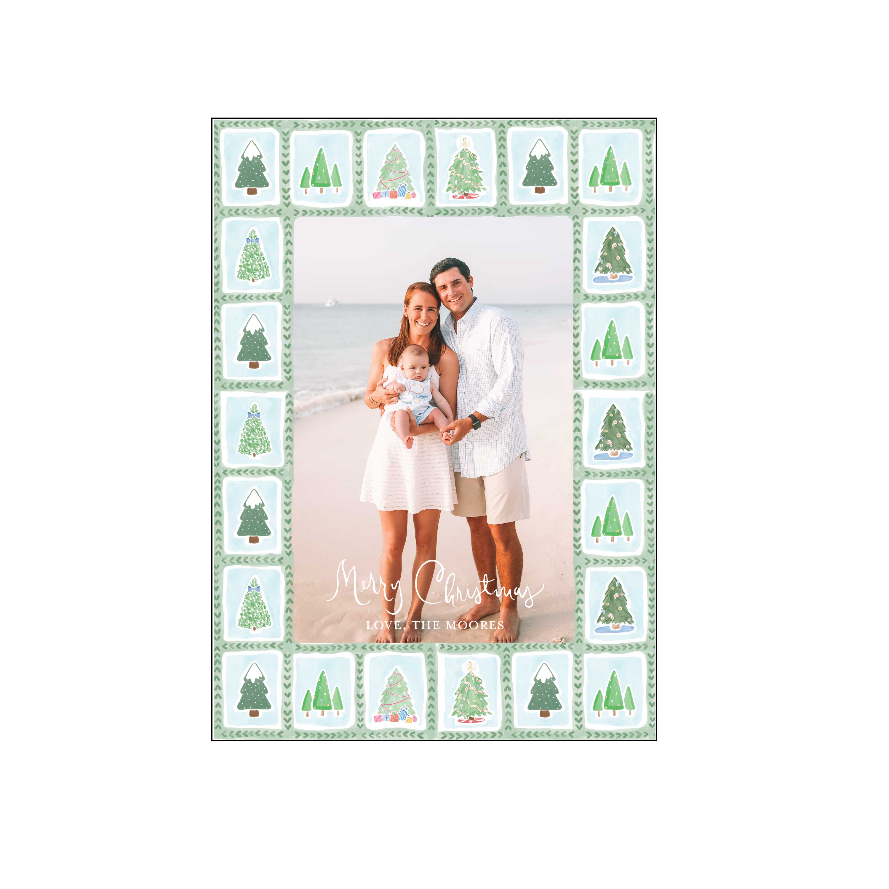 christmas tile | holiday card | bethany kelm