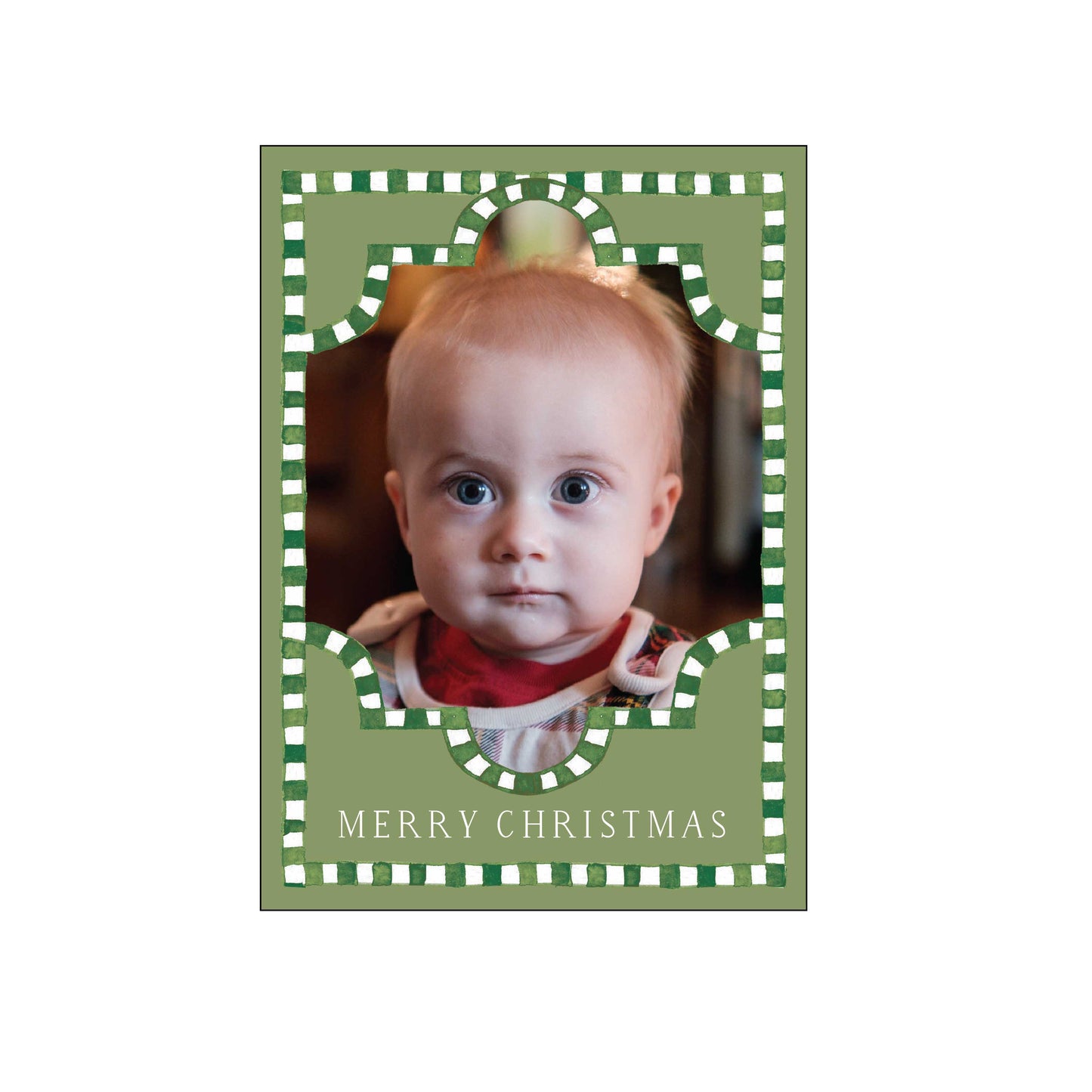 green and white christmas | holiday card | mesh by alex